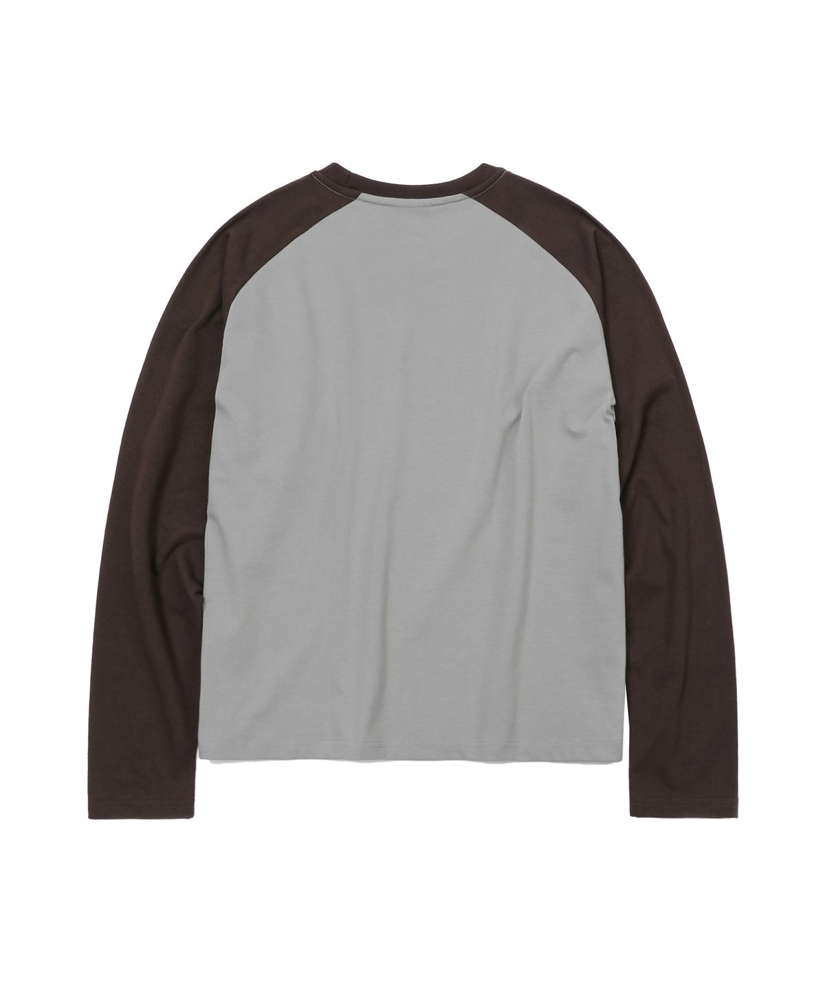 에스이에스티(S'EST) Contrast Raglan Long Sleeve Brown