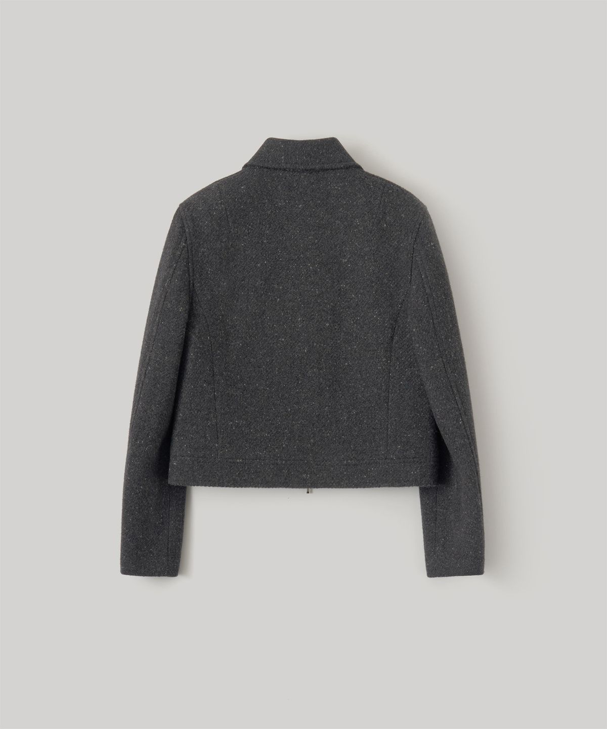 어나더오피스 우먼(ANOTHER OFFICE WOMEN) w. Structure Wool Blouson (Charcoal)