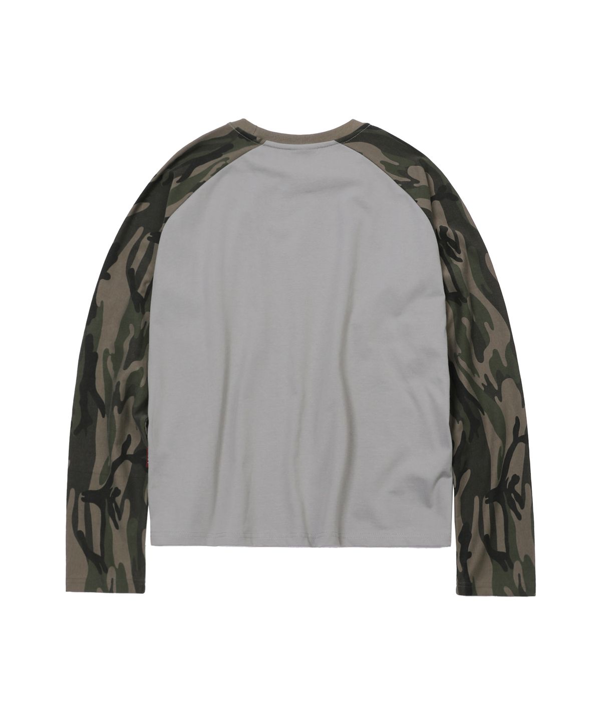 에스이에스티(S'EST) Contrast Raglan Long Sleeve Camo