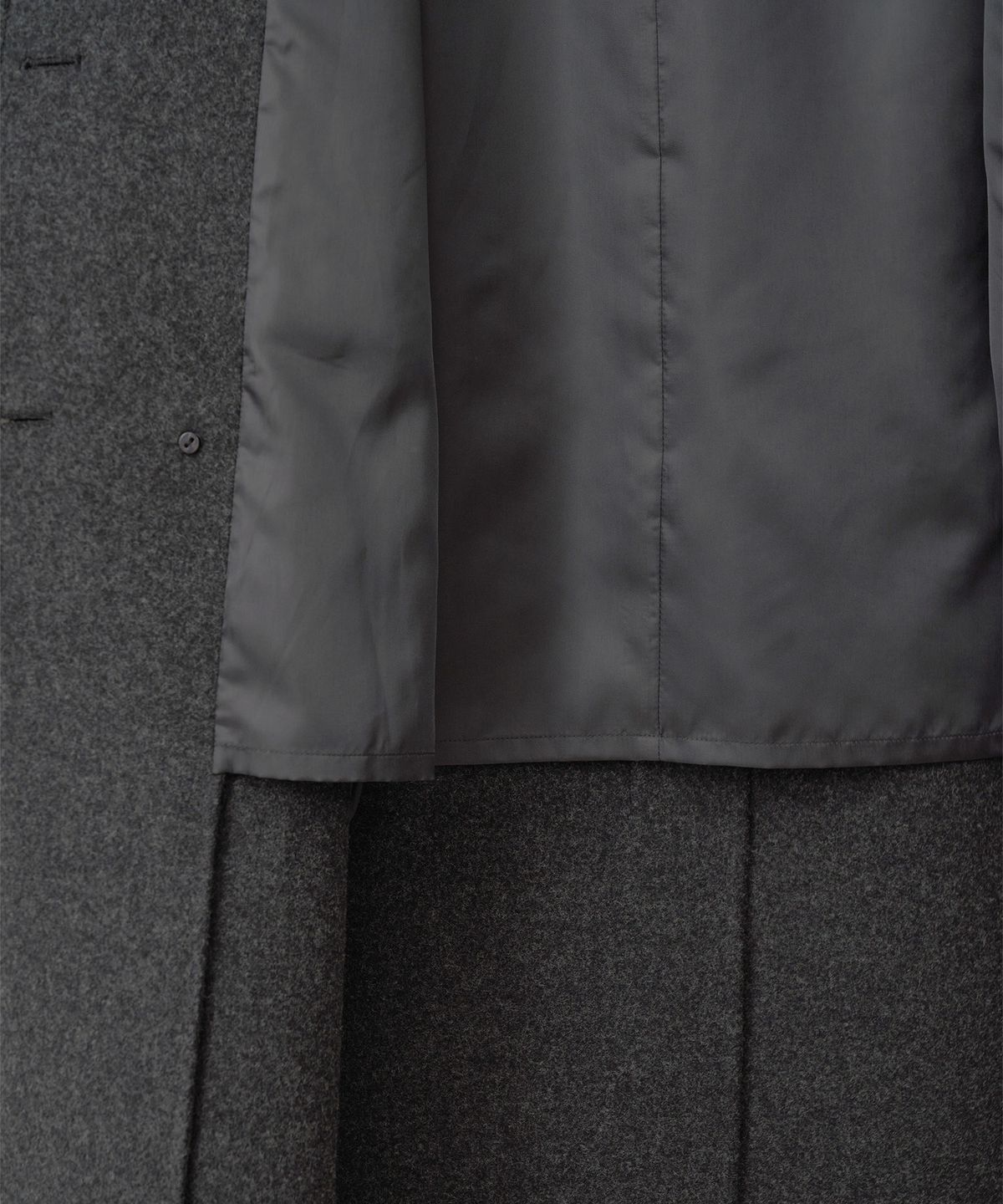 어나더오피스 우먼(ANOTHER OFFICE WOMEN) w. Charlotte Pea Coat (Heather Charcoal)