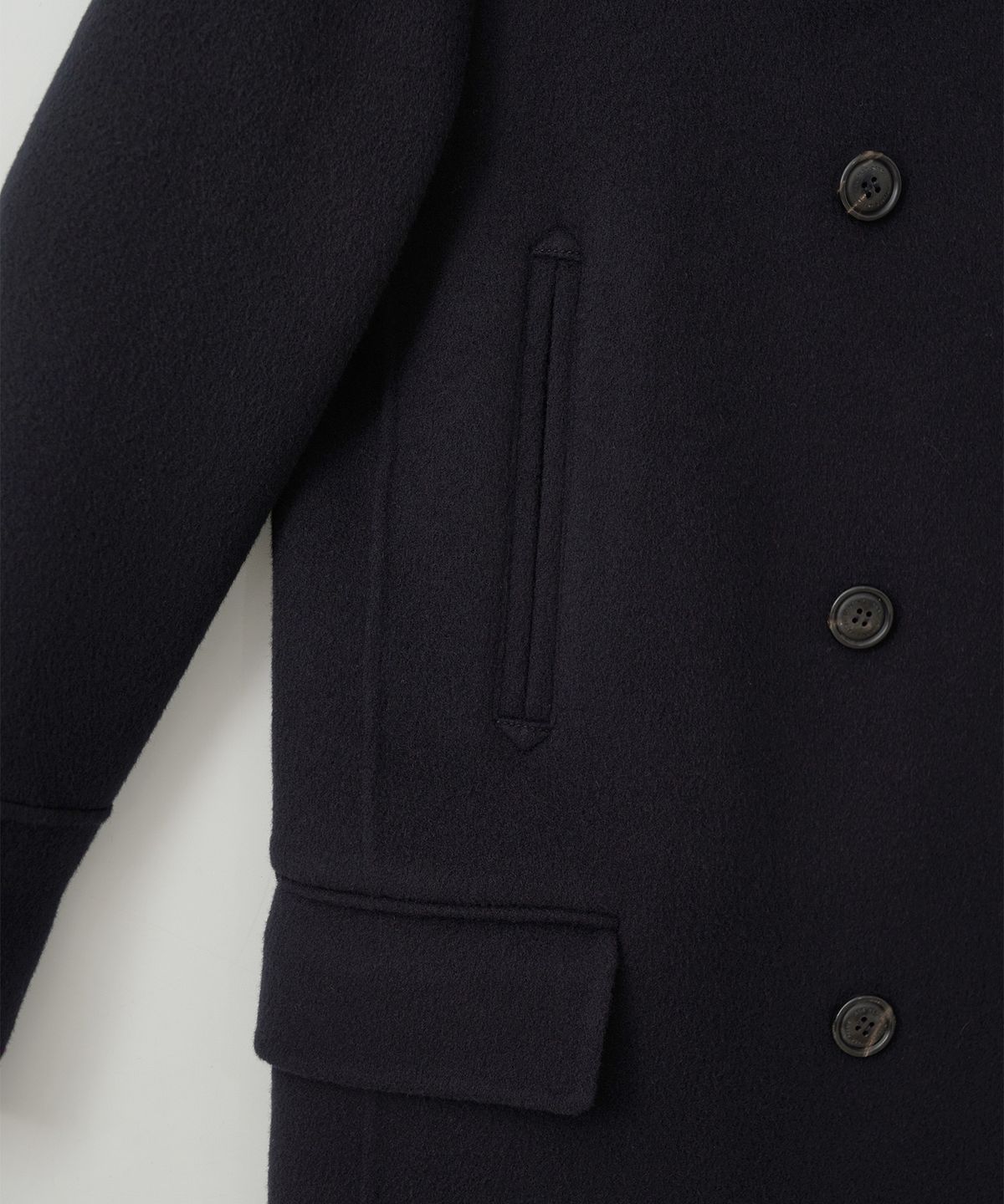 어나더오피스 우먼(ANOTHER OFFICE WOMEN) w. Charlotte Pea Coat (Dark Navy)