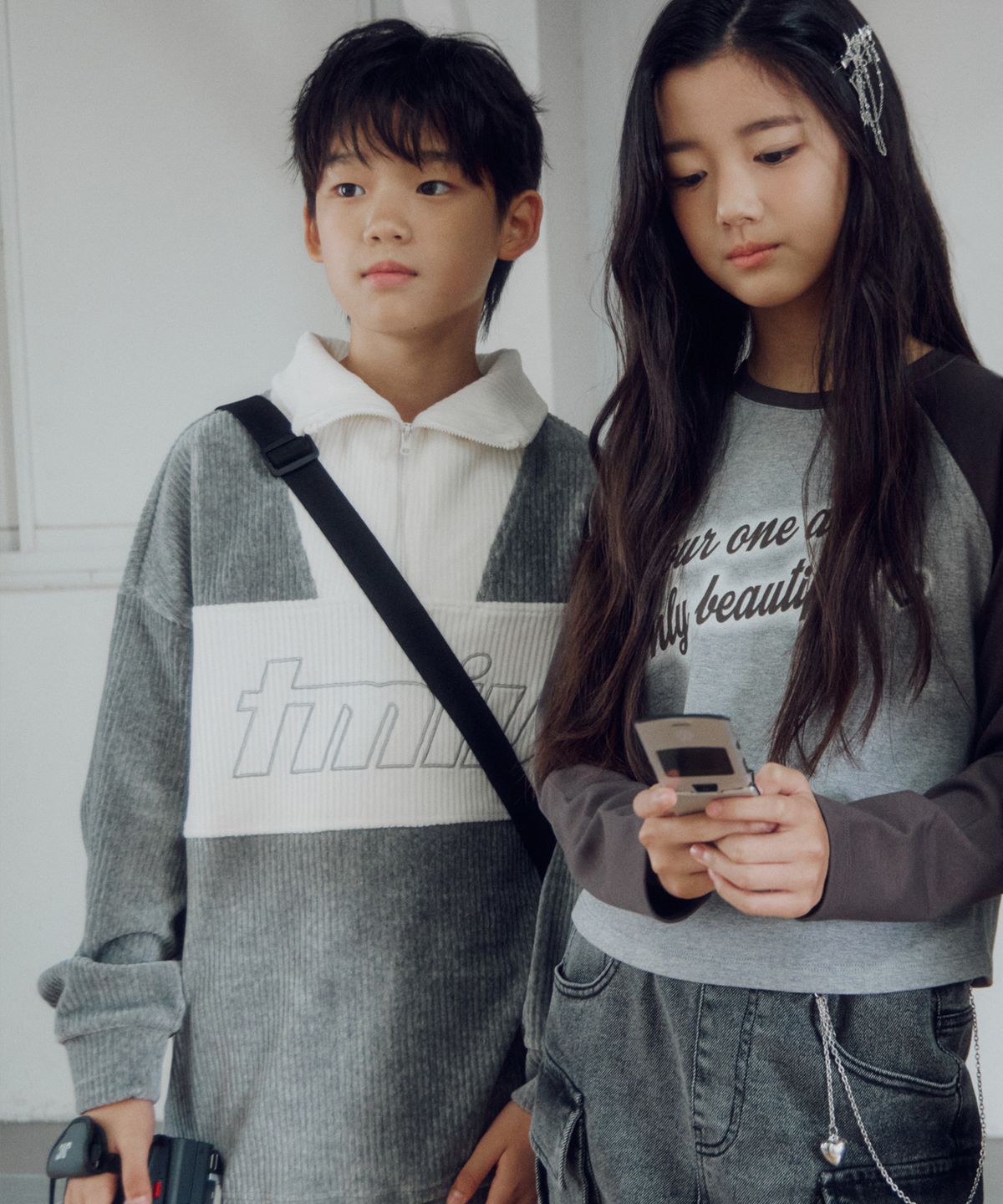 티미유(TMIU) 골지카라 집업 맨투맨