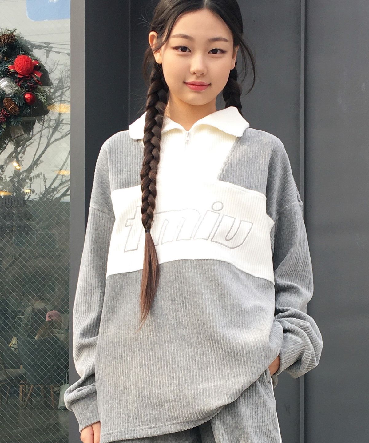 티미유(TMIU) 골지카라 집업 맨투맨