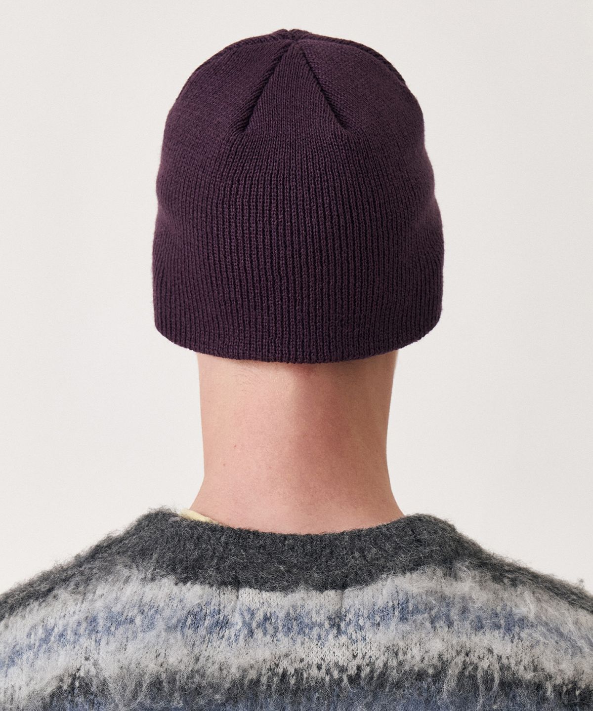 골든선샤인(GOLDEN SUNSHINE) Sunshine logo beanie_Plum purple