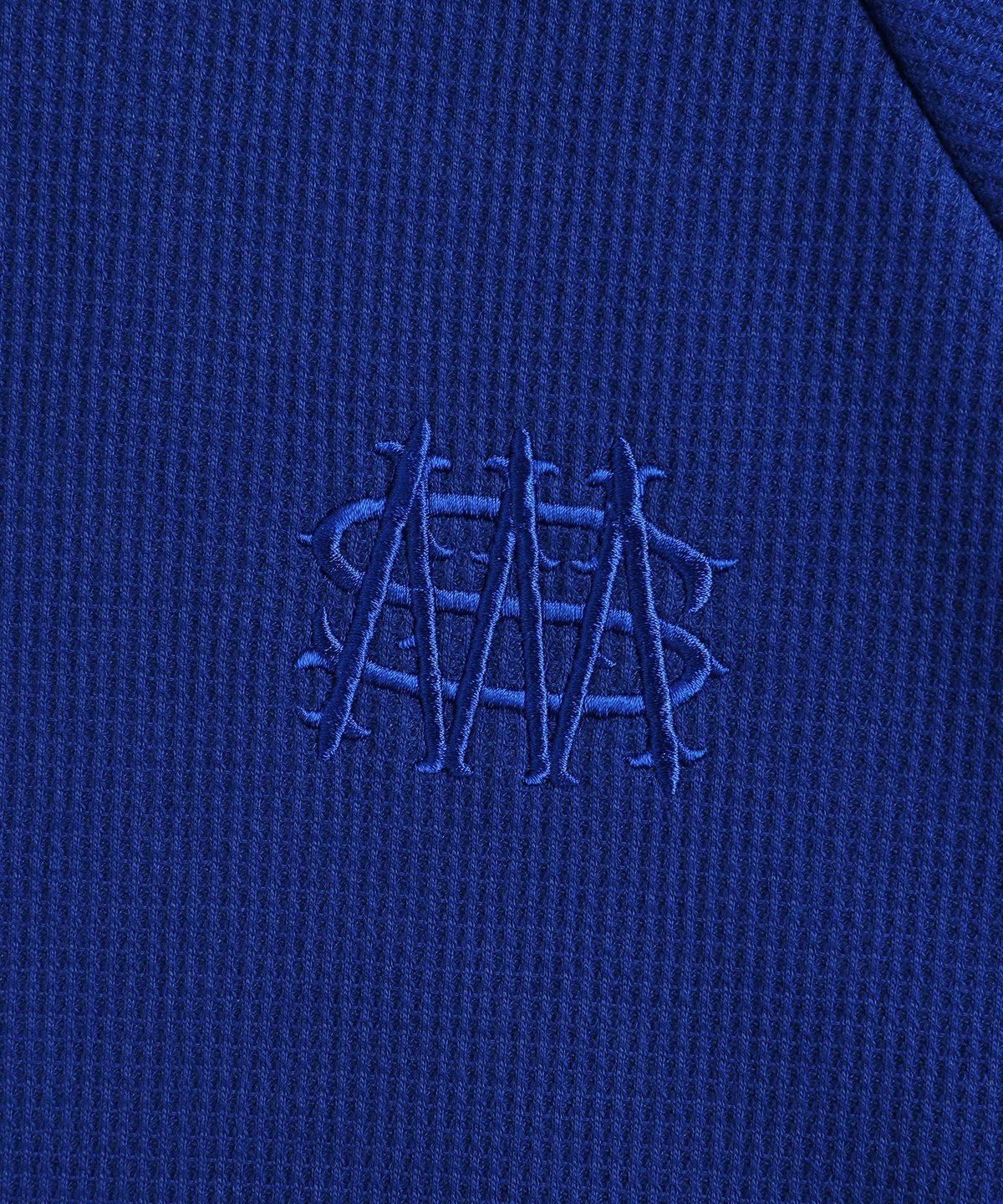 미나수(MENASOO) Waffle Mink Daily Hooded Zip Up_Blue