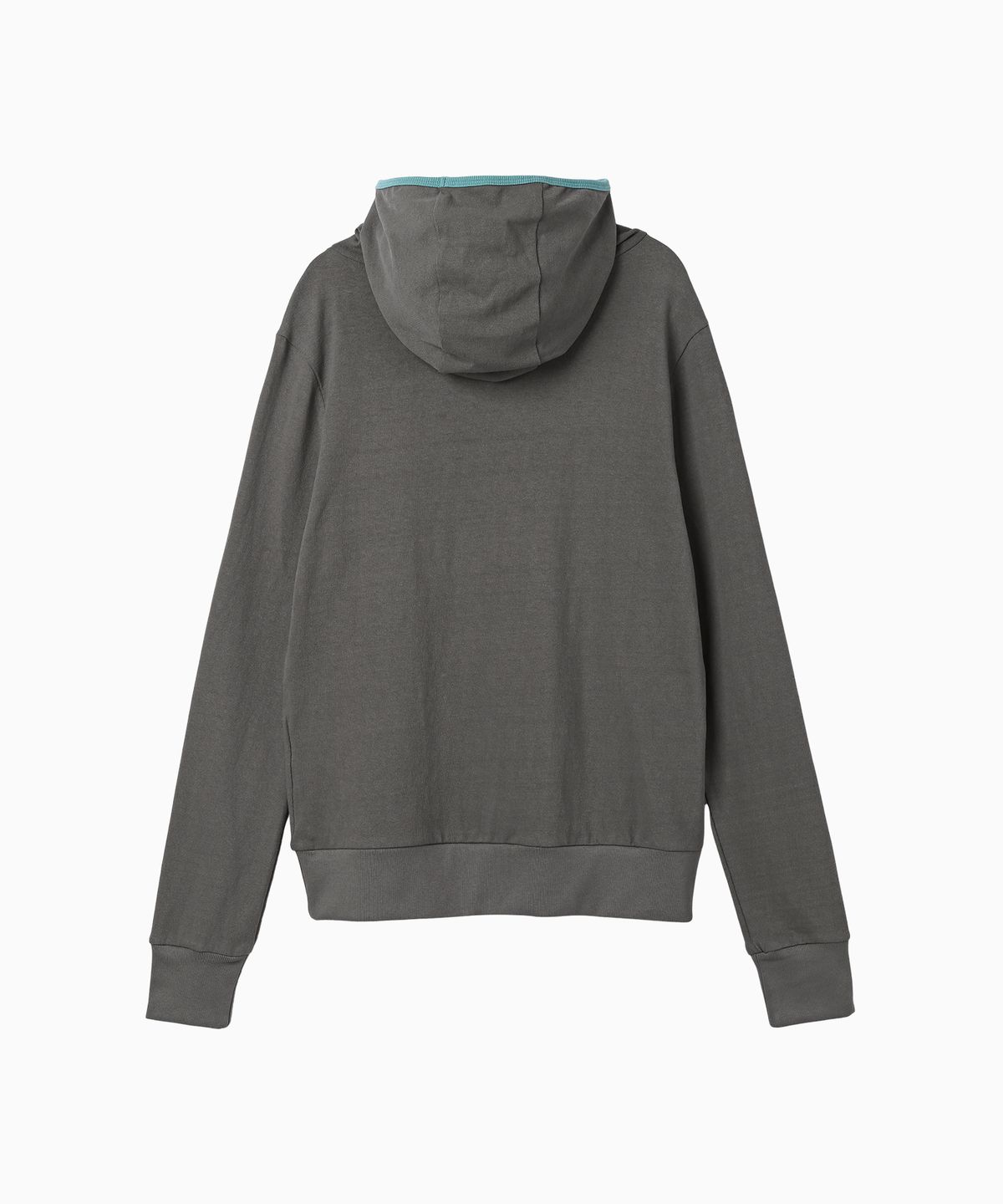 미나수(MENASOO) MNS Track Binding High Neck Hoodie_Gray