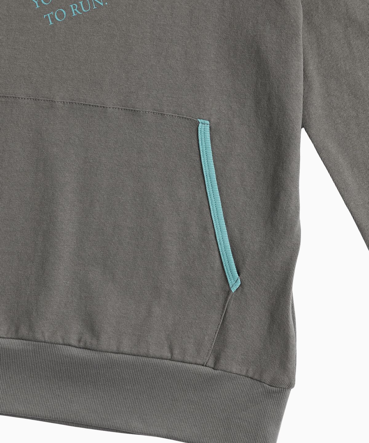 미나수(MENASOO) MNS Track Binding High Neck Hoodie_Gray