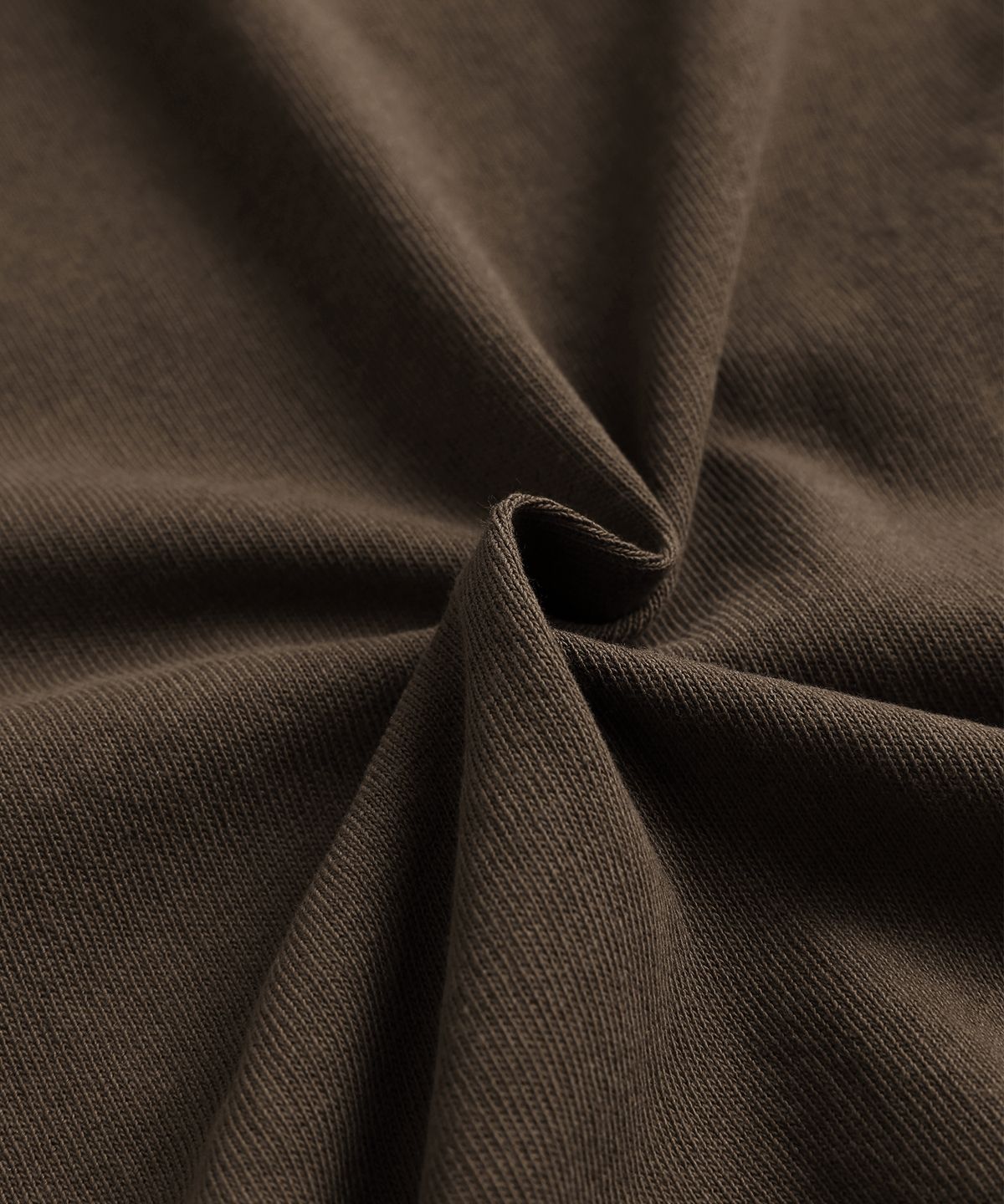 미나수(MENASOO) MNS Track Binding High Neck Hoodie_Brown