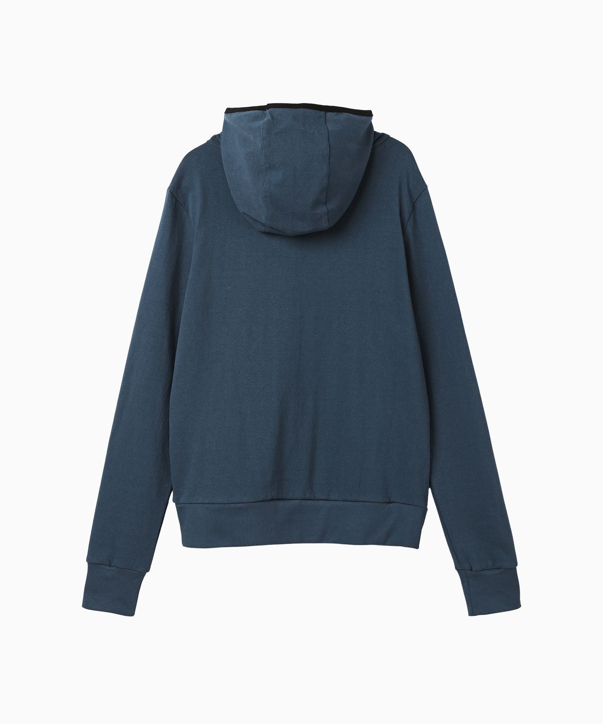 미나수(MENASOO) MNS Track Binding High Neck Hoodie_Deep Blue