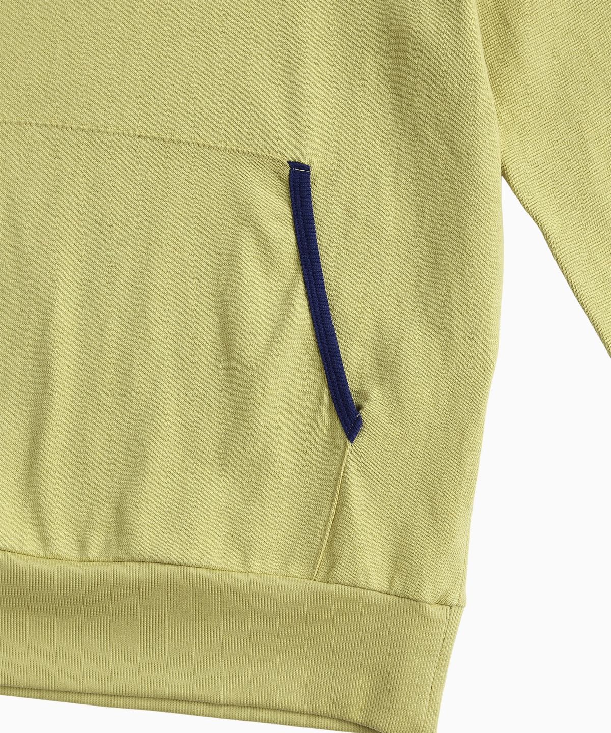 미나수(MENASOO) MNS Track Binding High Neck Hoodie_Olive