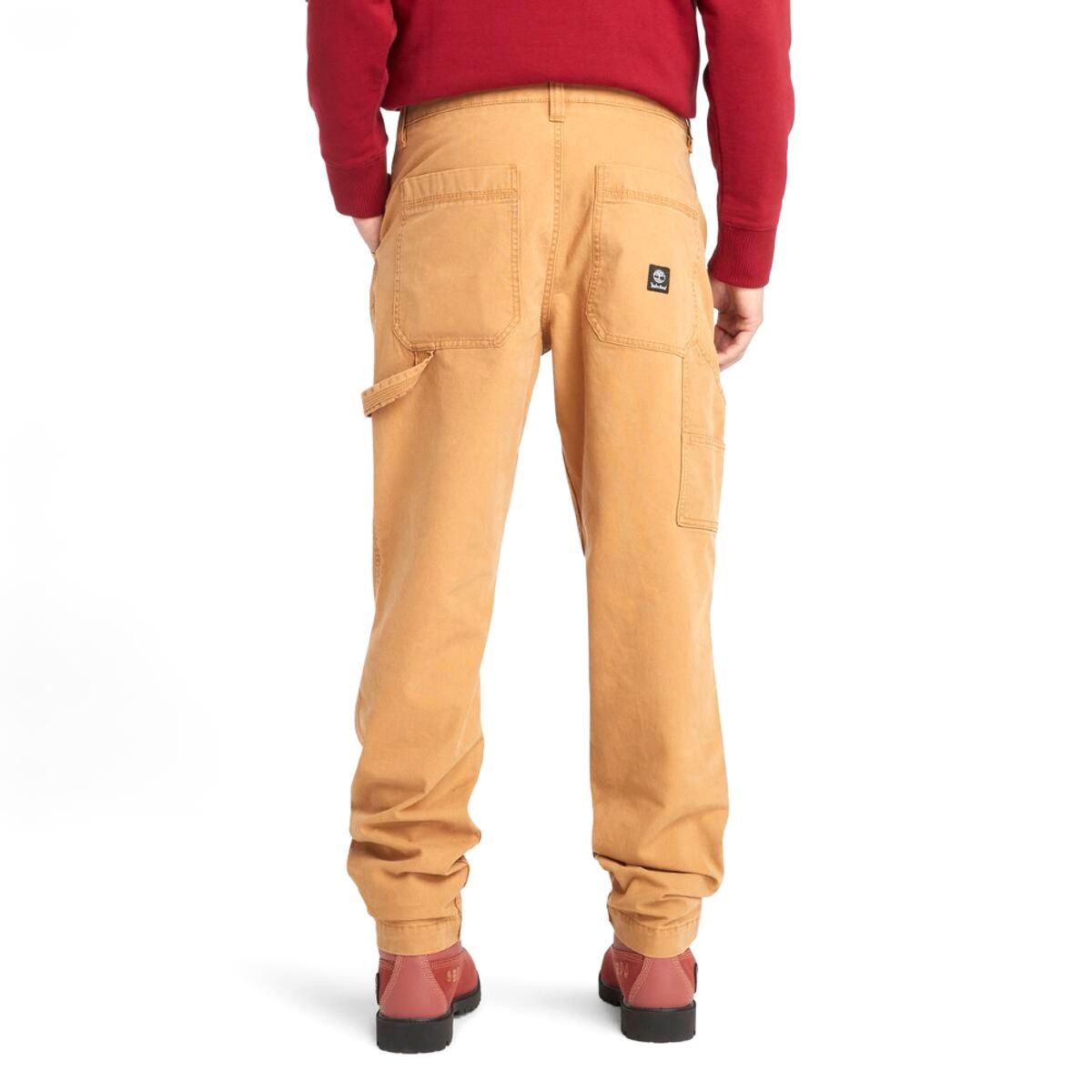 팀버랜드(TIMBERLAND) 남성 워시드 캔버스 스트레치 카펜터 팬츠 위트브라운_TB0A5TJBP471