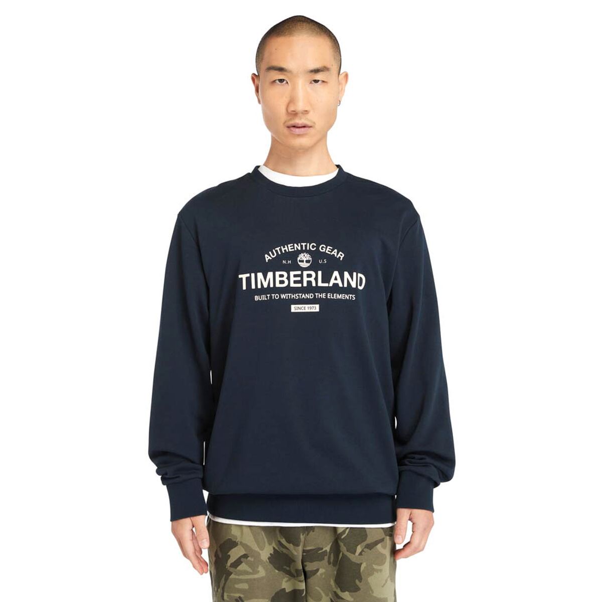 팀버랜드(TIMBERLAND) 남성 워크웨어 라벨 루프백 네이비_TB0A2PRK4331