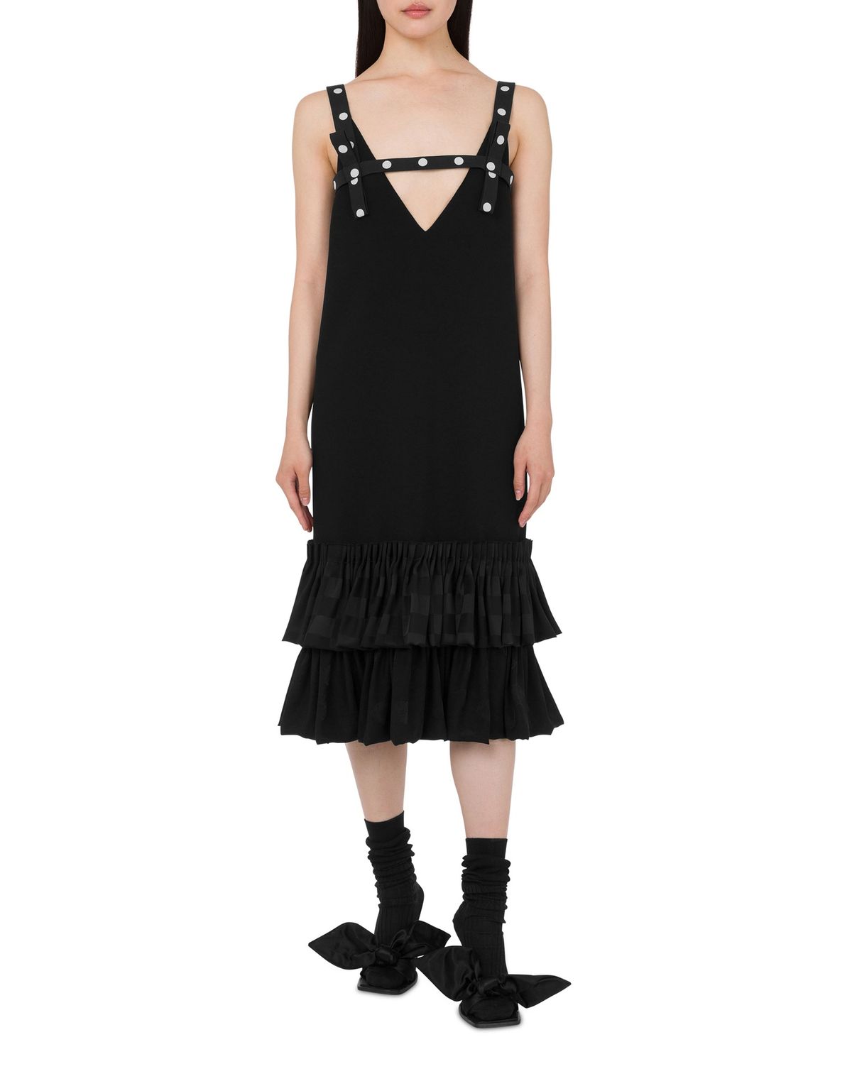 모스키노(MOSCHINO) 스트레치 크레이프 드레스