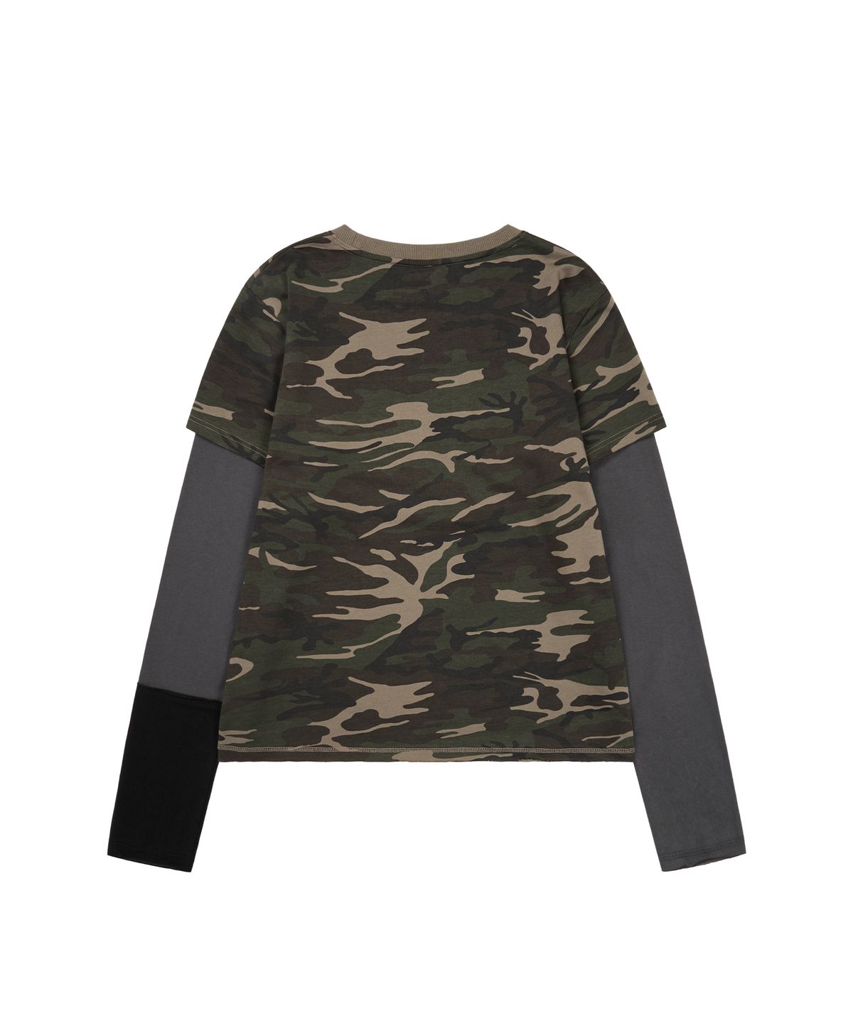아캄(AAKAM) Camouflage layered Long Sleeve (Khaki)