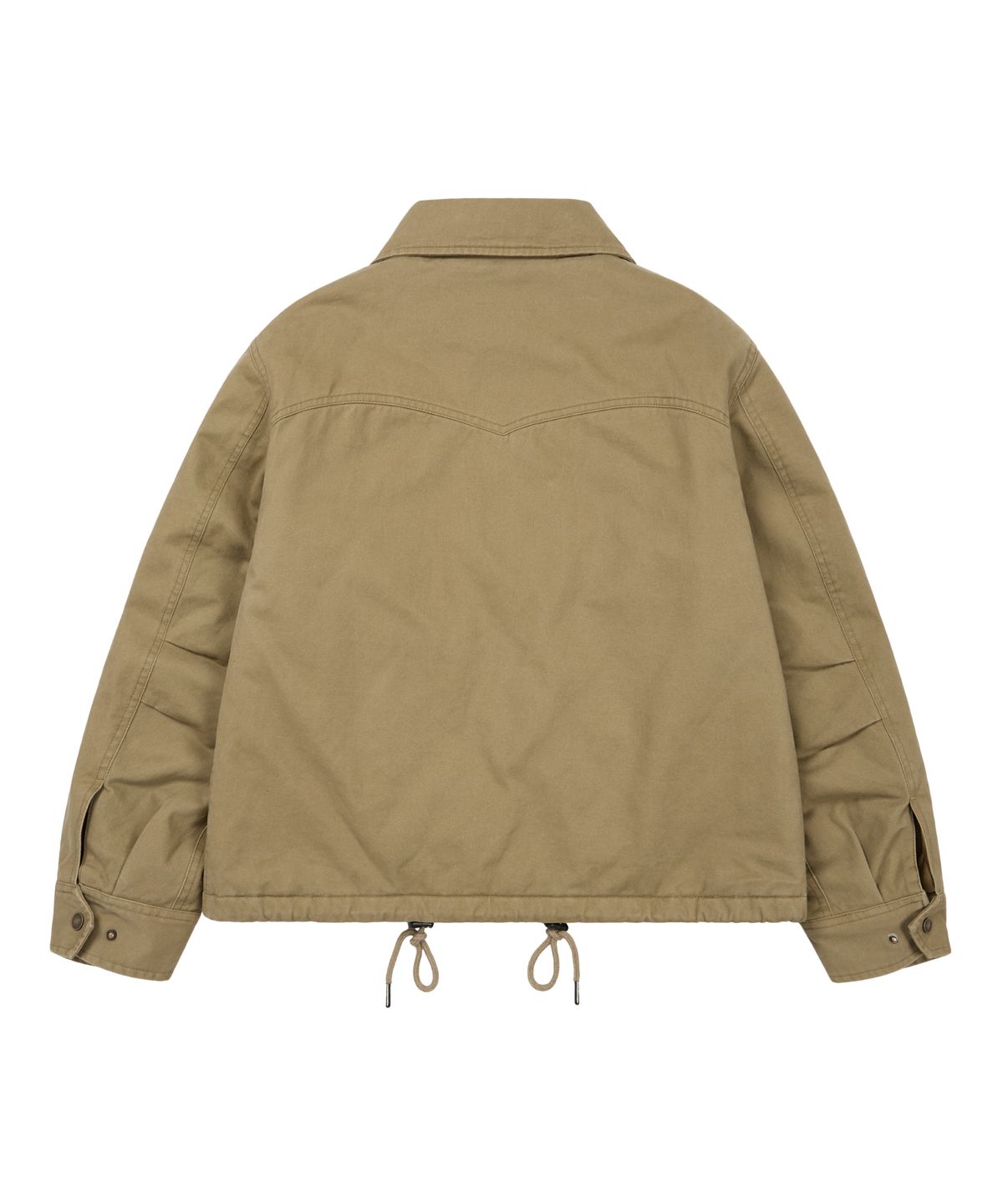 아캄(AAKAM) 4-Pocket Collar Work Jacket (Beige)