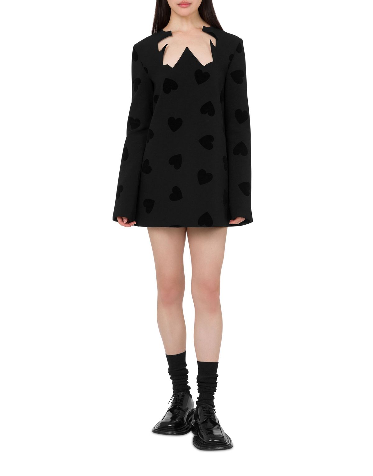 모스키노(MOSCHINO) 하트 패턴 드레스