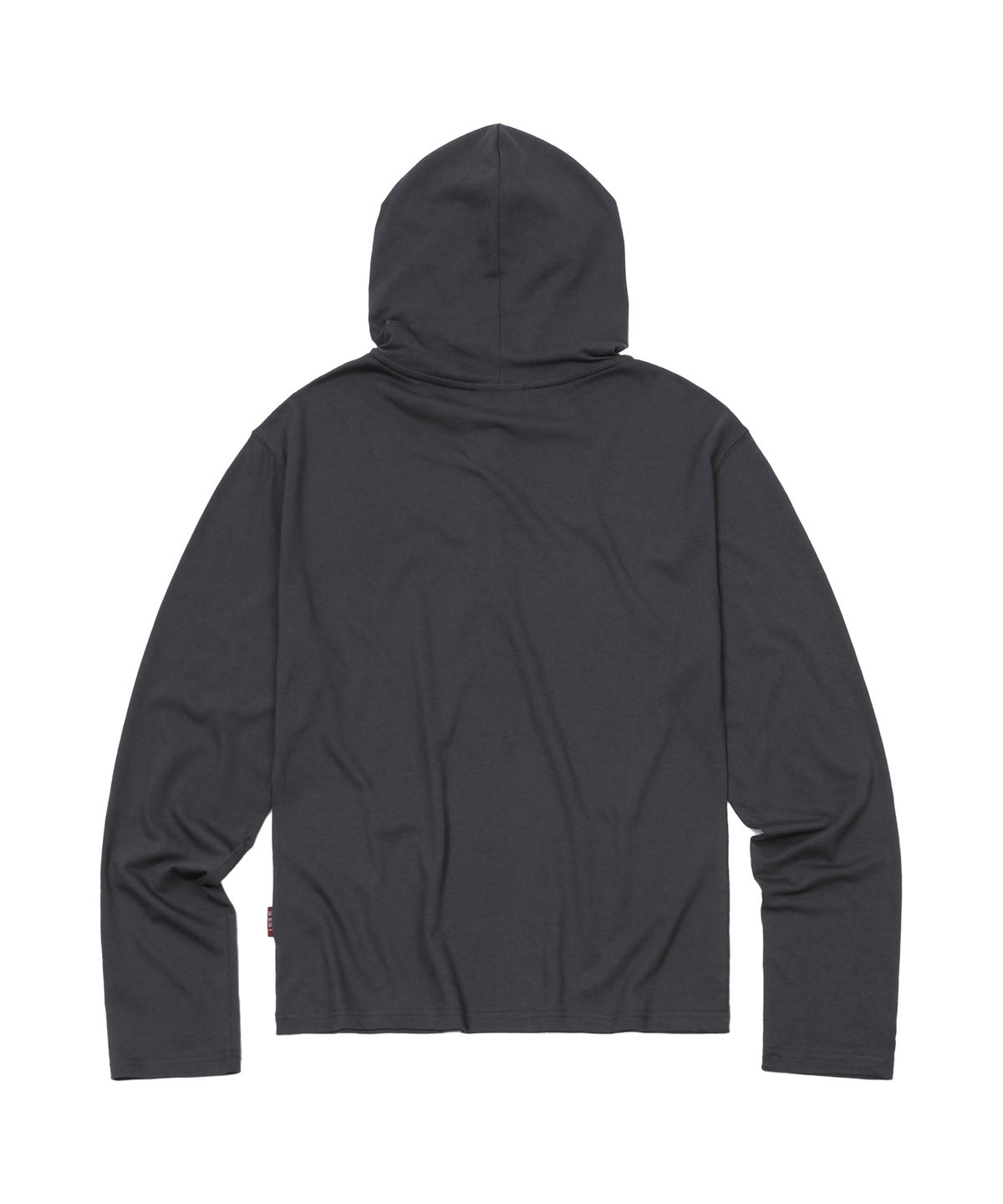 에스이에스티(S'EST) Henley Hoodie Long Sleeve Charcoal