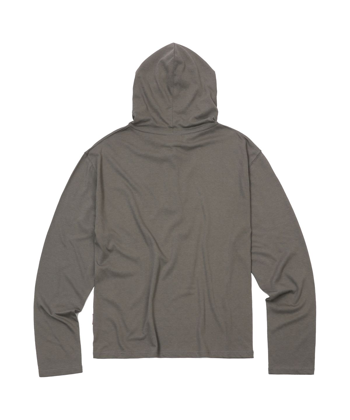 에스이에스티(S'EST) Henley Hoodie Long Sleeve Mocha