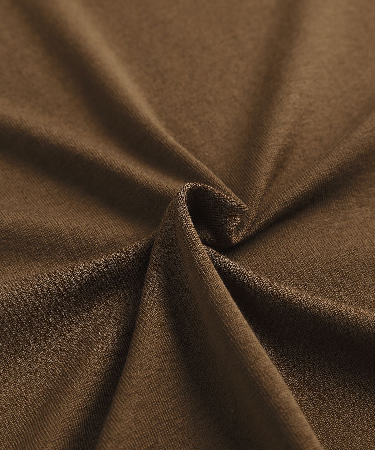 미나수(MENASOO) Track Warmer Color Turtleneck T Shirt_Brown