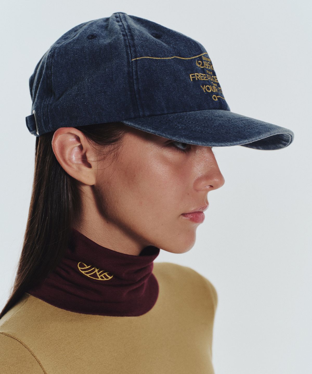 미나수(MENASOO) Track Warmer Color Turtleneck T Shirt_Mustard