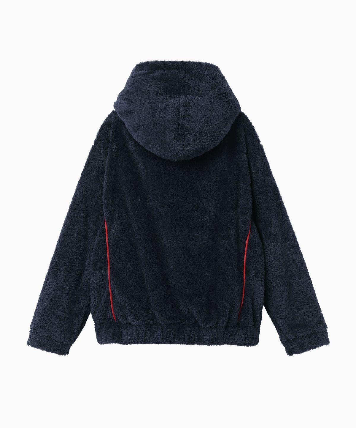 미나수(MENASOO) Pogme Fleece String Hoodie_Navy