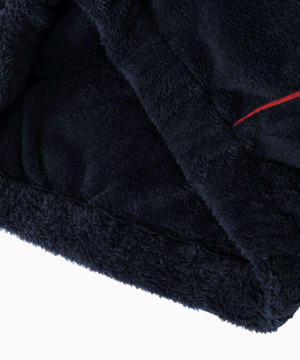 미나수(MENASOO) Pogme Fleece String Hoodie_Navy