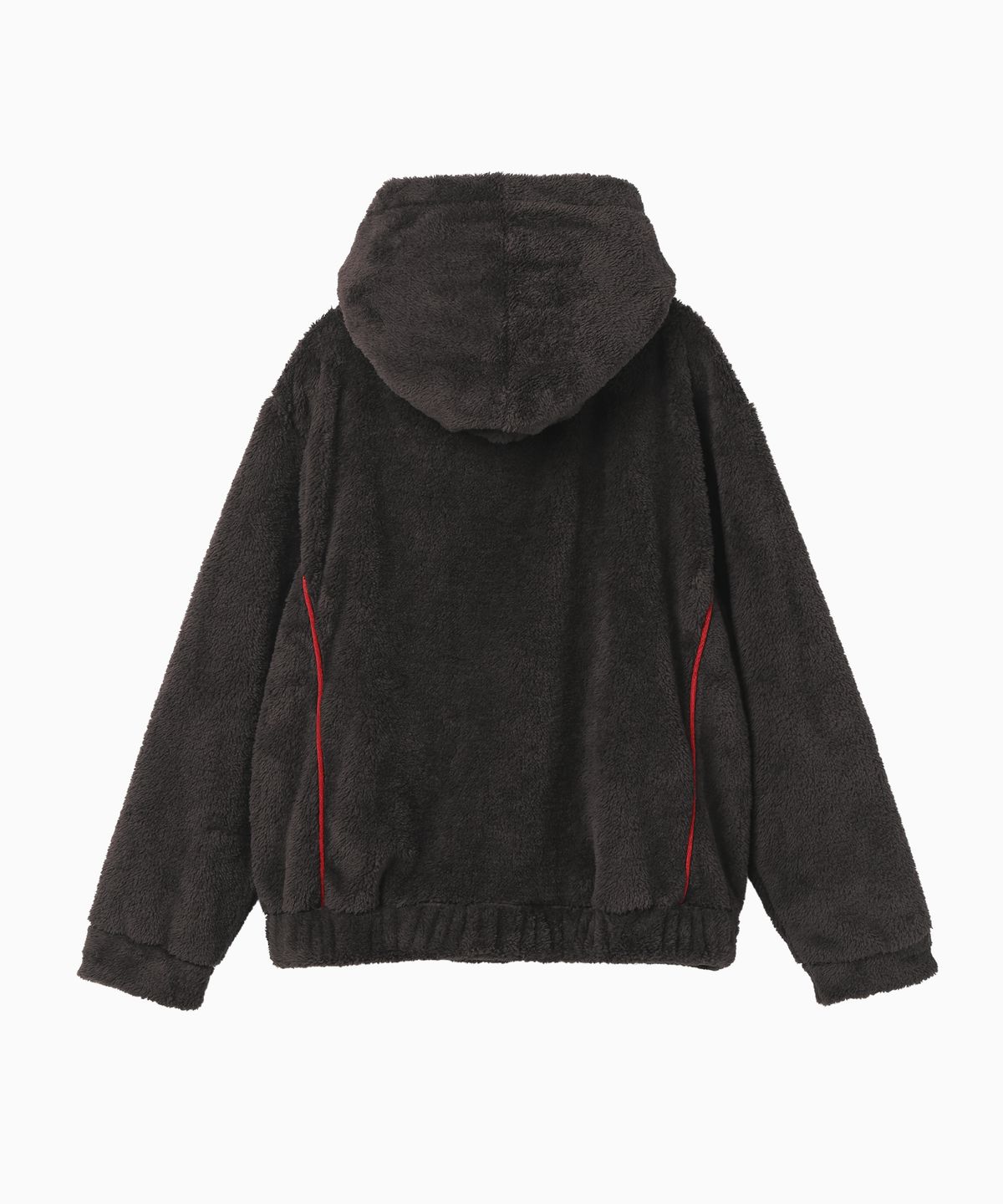 미나수(MENASOO) Pogme Fleece String Hoodie_Brown