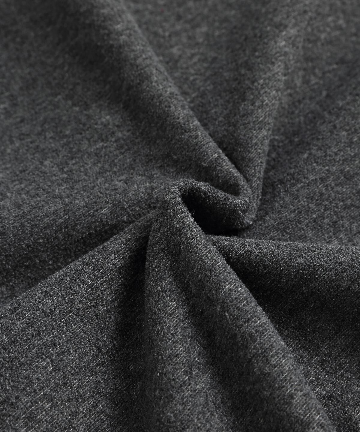 미나수(MENASOO) Terry Fleece Sweatshirt Half Zip Up_Charcoal