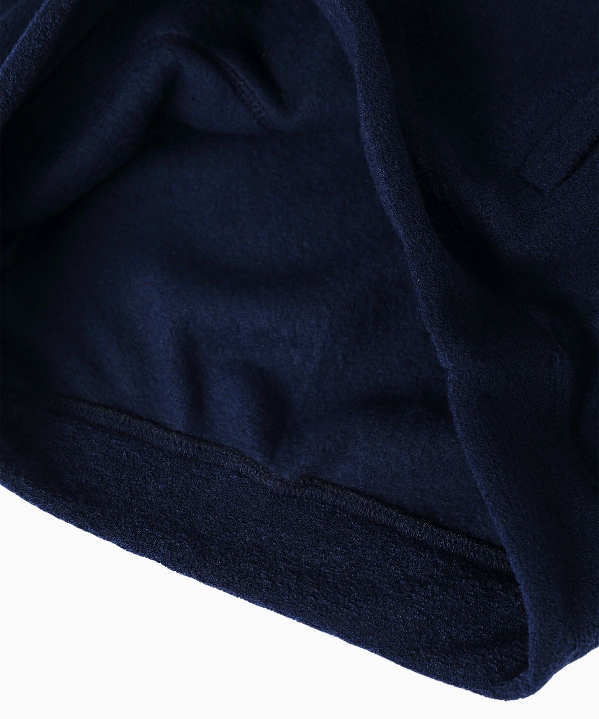 미나수(MENASOO) Terry Fleece Sweatshirt Half Zip Up_Navy
