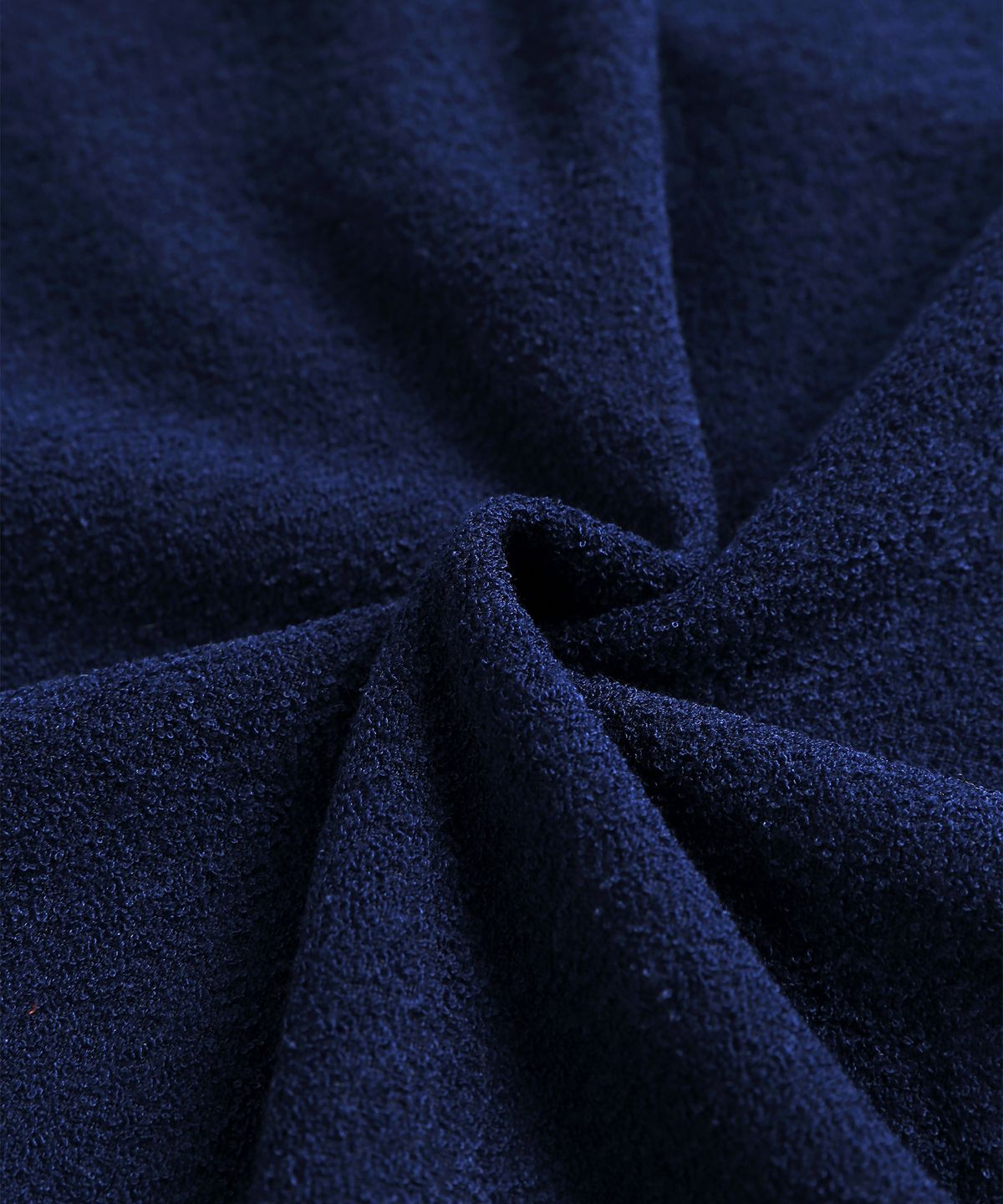 미나수(MENASOO) Terry Fleece Sweatshirt Half Zip Up_Navy