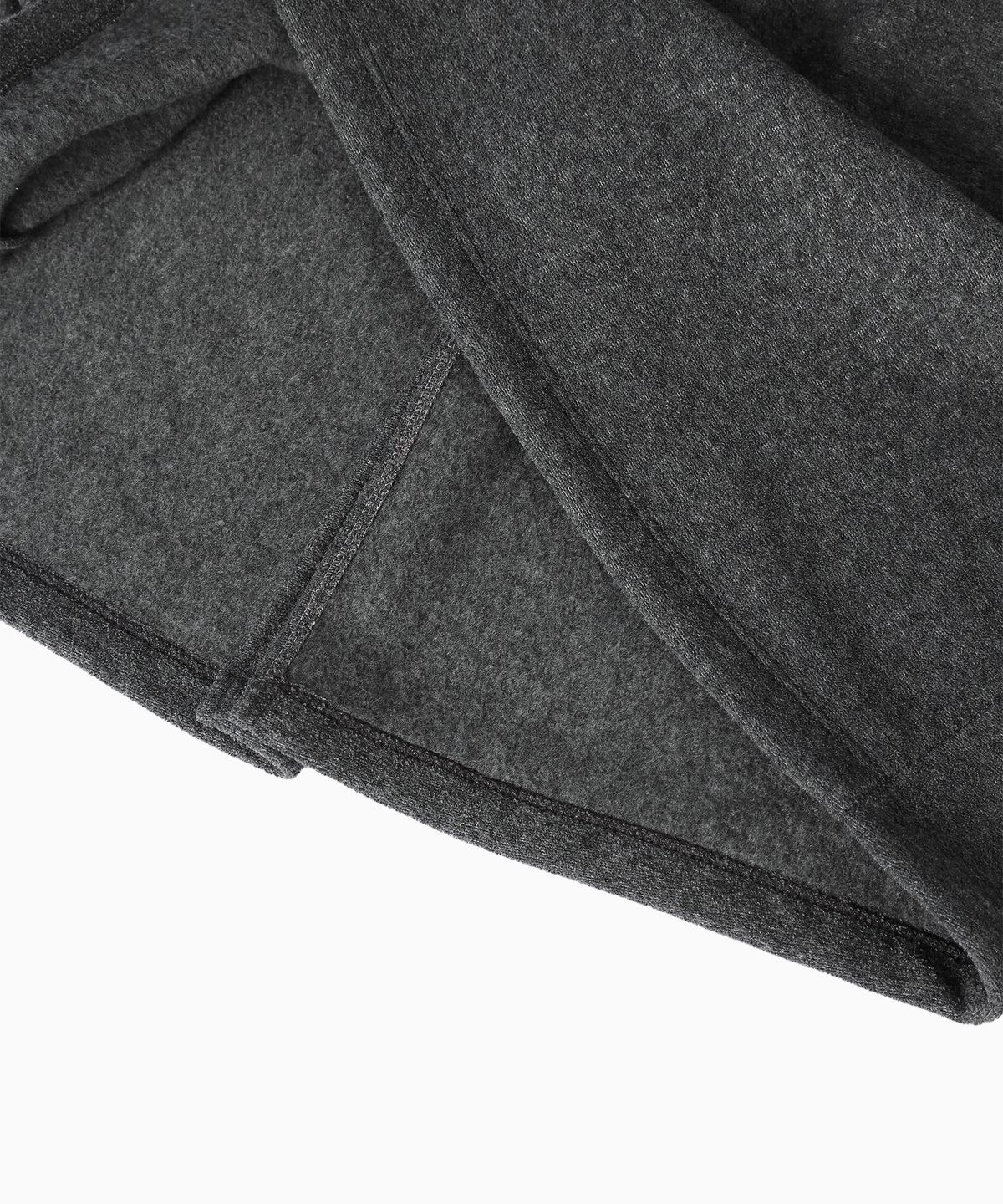 미나수(MENASOO) Terry Fleece Long Skirt_Charcoal