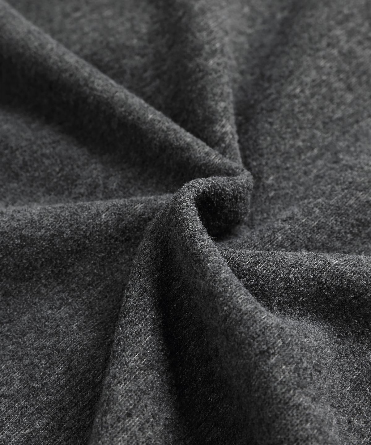 미나수(MENASOO) Terry Fleece Long Skirt_Charcoal