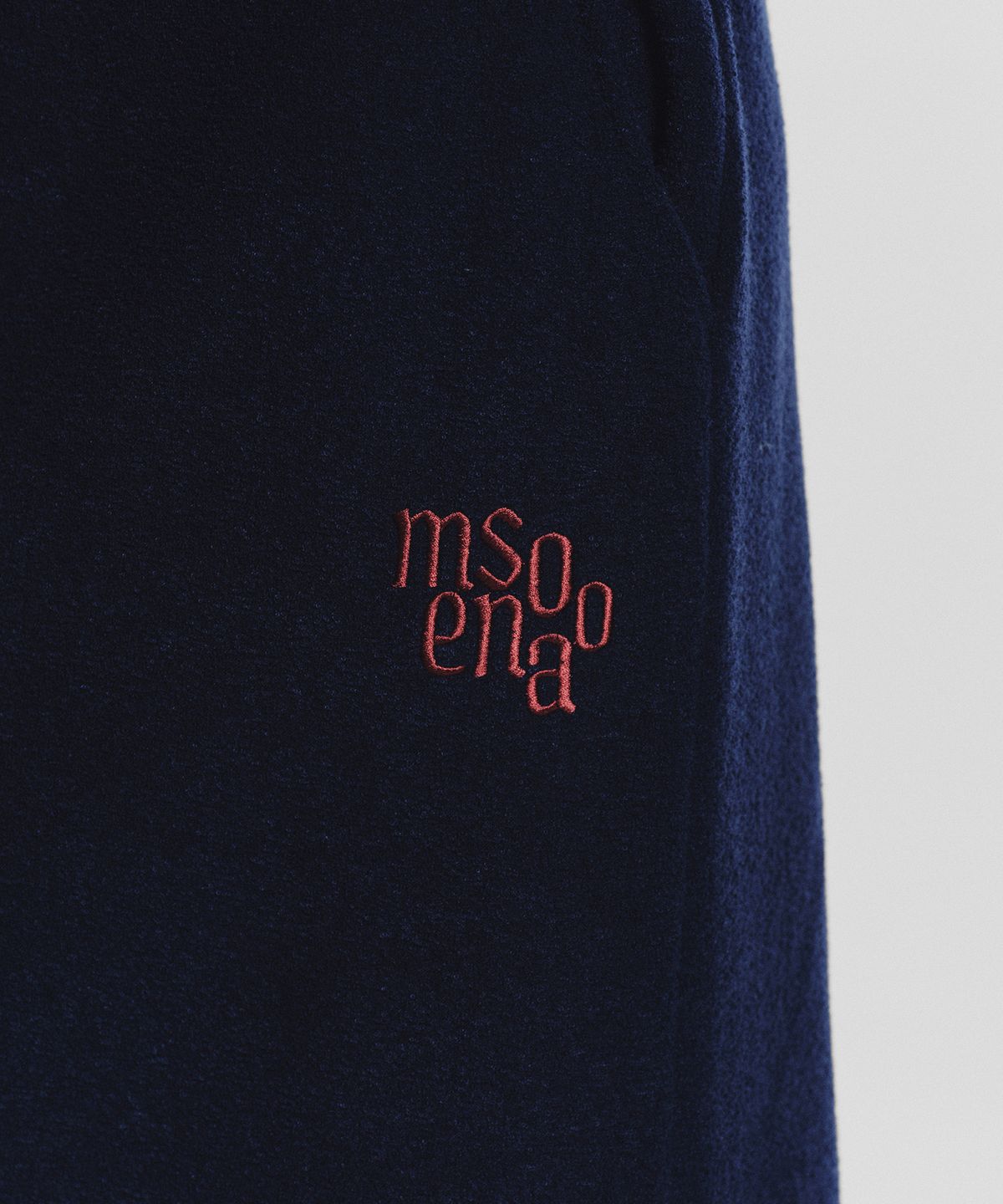 미나수(MENASOO) Terry Fleece Long Skirt_Navy