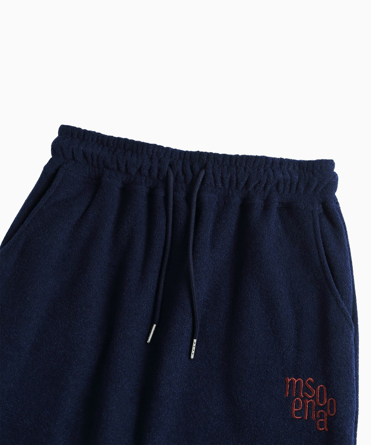 미나수(MENASOO) Terry Fleece Long Skirt_Navy