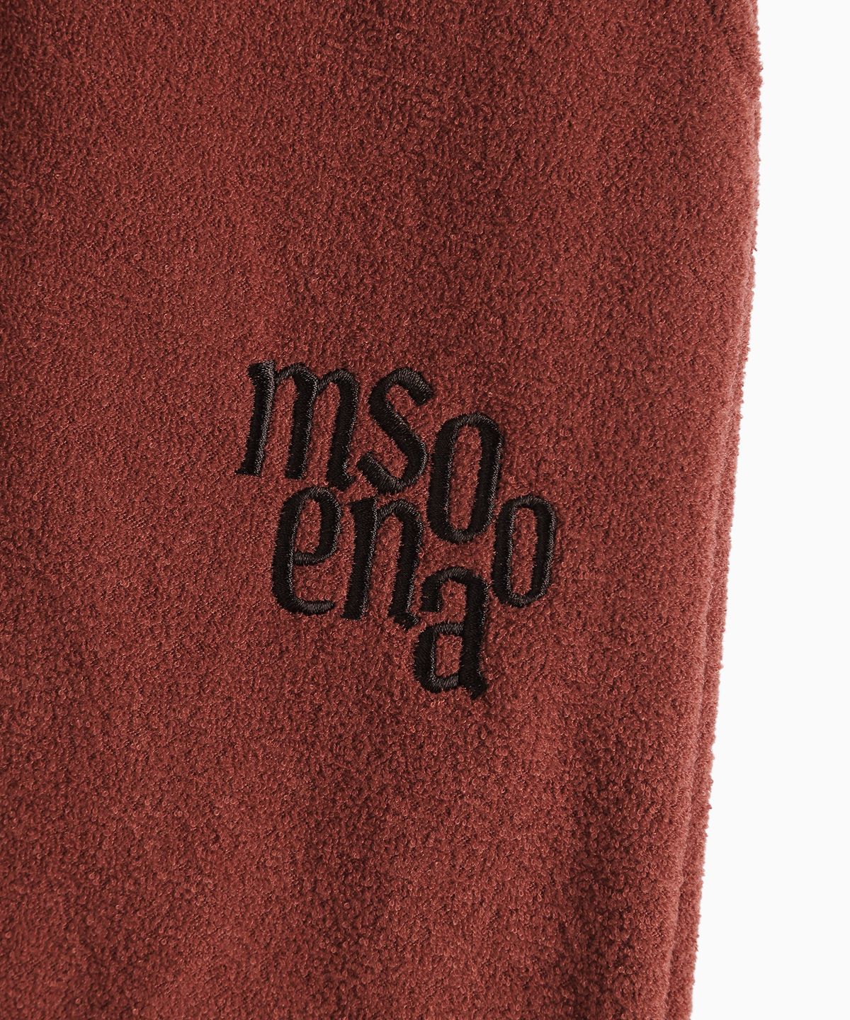 미나수(MENASOO) Terry Fleece Long Skirt_Red