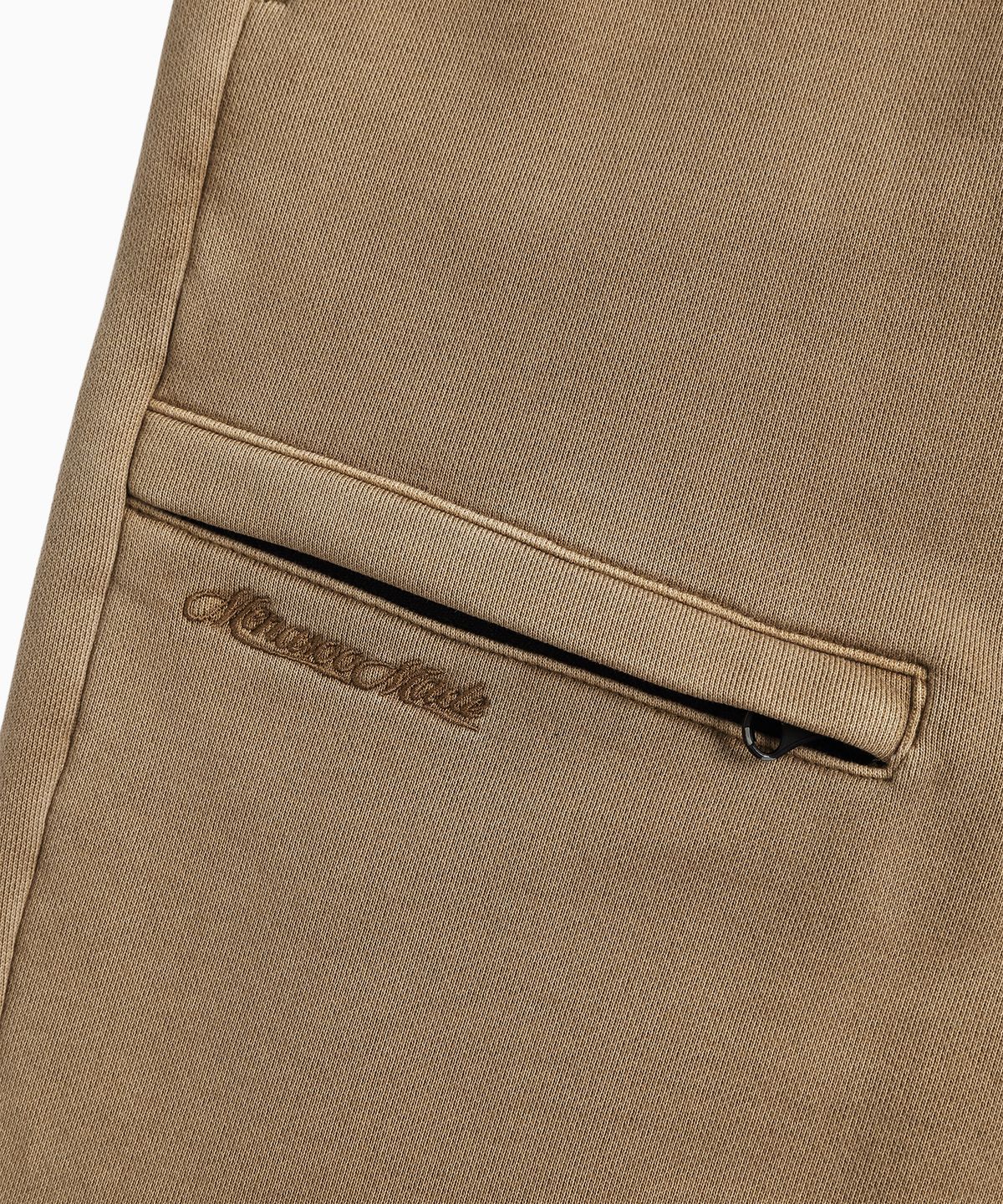 미나수(MENASOO) Pocket Point Cotton Track Pants_Brown