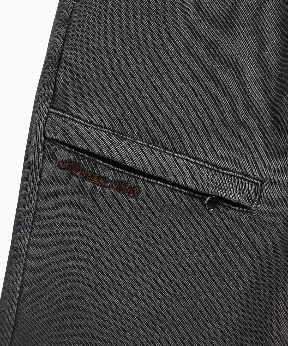 미나수(MENASOO) Pocket Point Cotton Track Pants_Charcoal