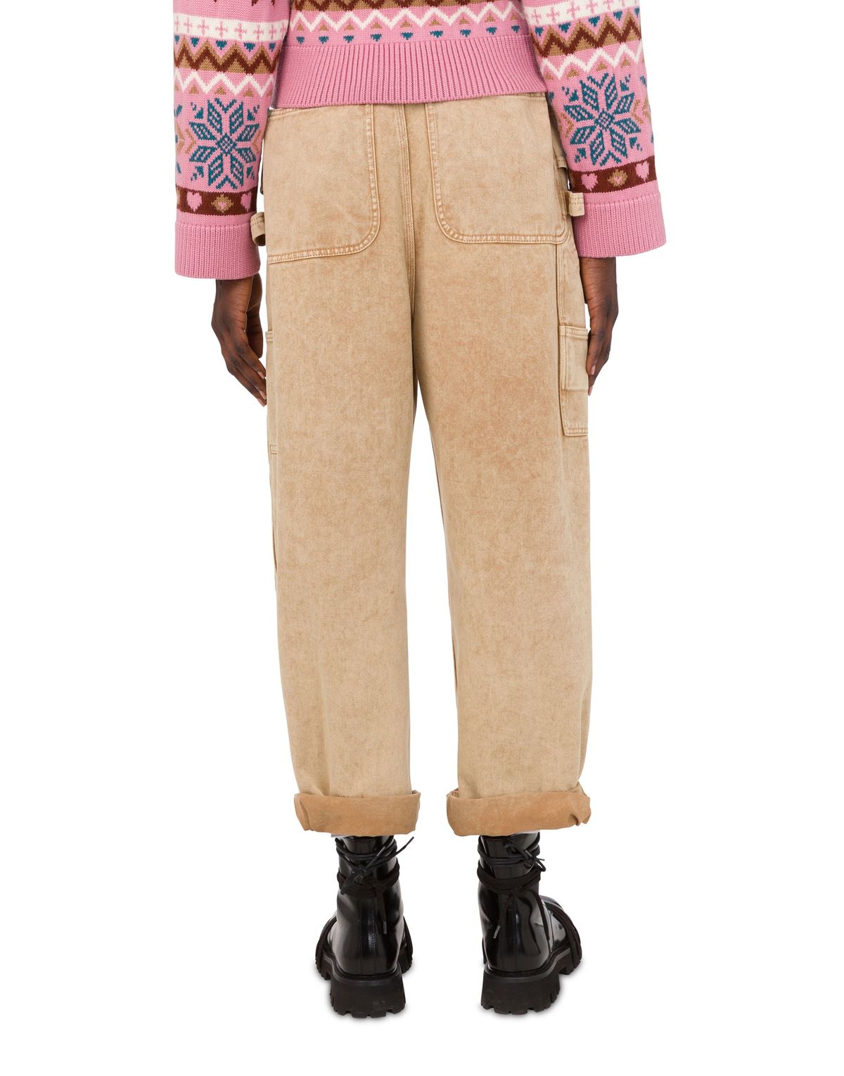 모스키노(MOSCHINO) 가먼트 염색 드릴 팬츠