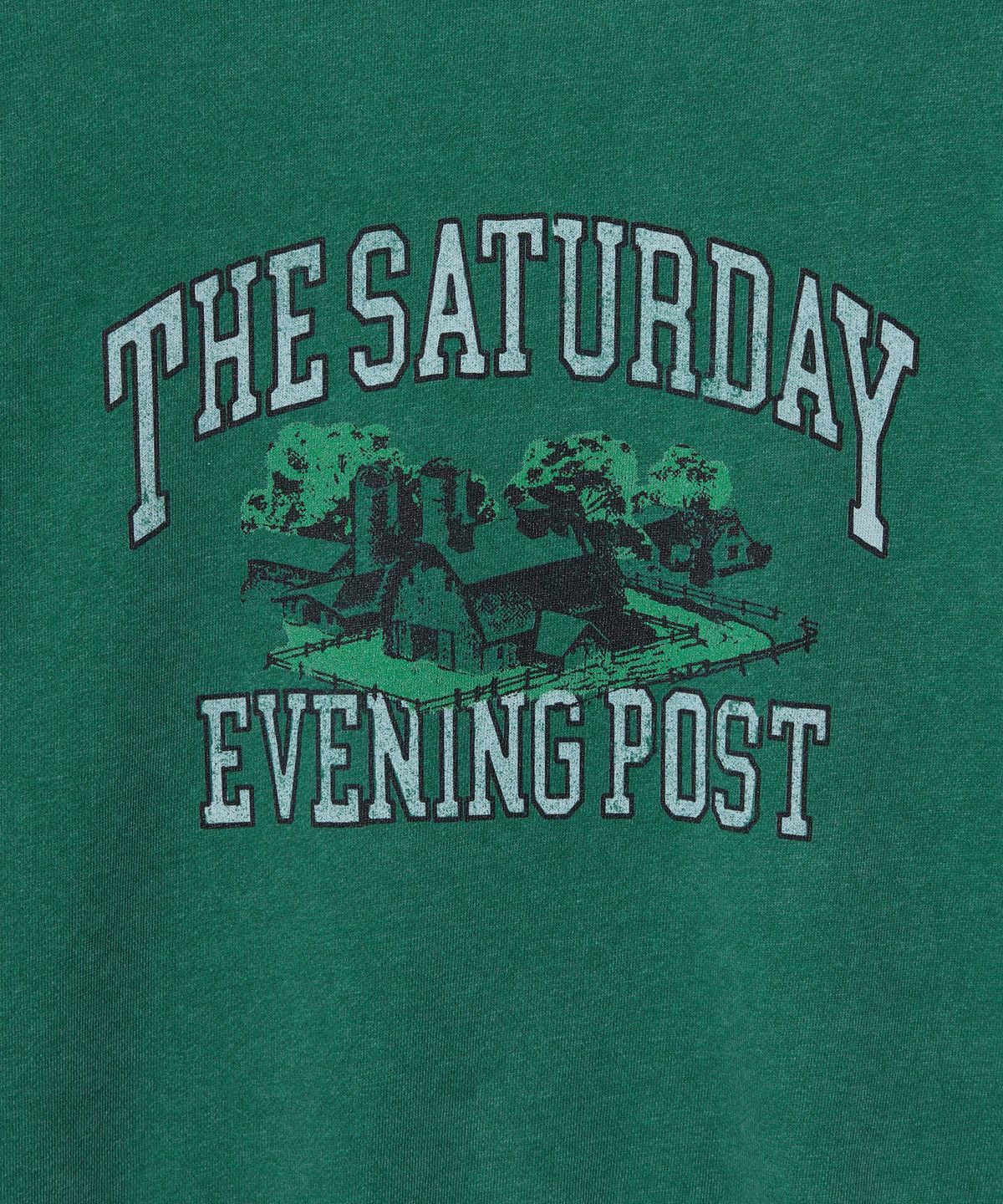 더 새터데이 이브닝 포스트(THE SATURDAY EVENING POST) Farm Graphic Sweat Shirt_Green