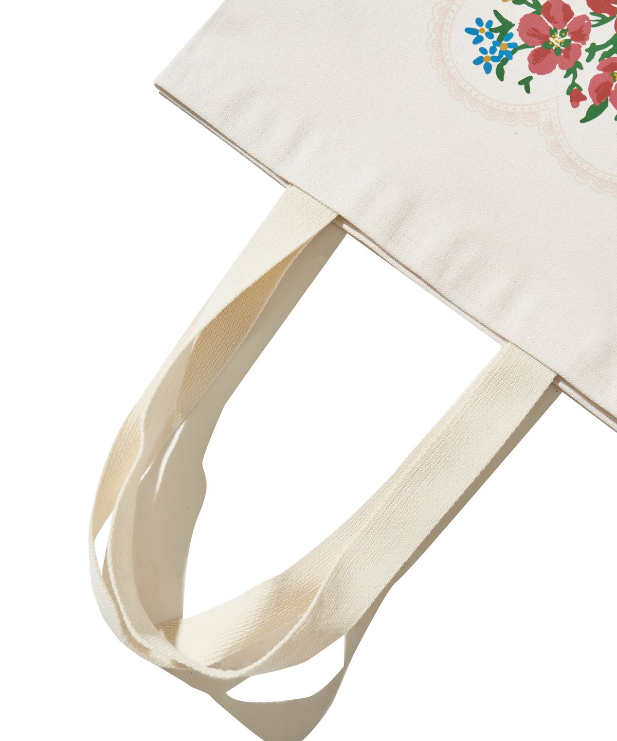 더 새터데이 이브닝 포스트(THE SATURDAY EVENING POST) Lace Flower Graphic Eco Bag