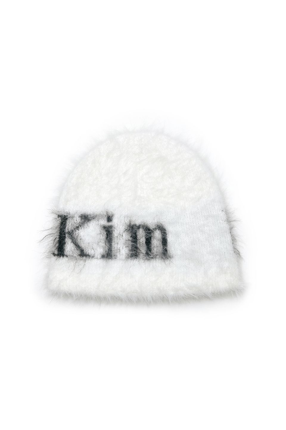 MUSINSA公式 | MATIN KIM MATIN HAIRY KNIT BEANIE IN WHITE
