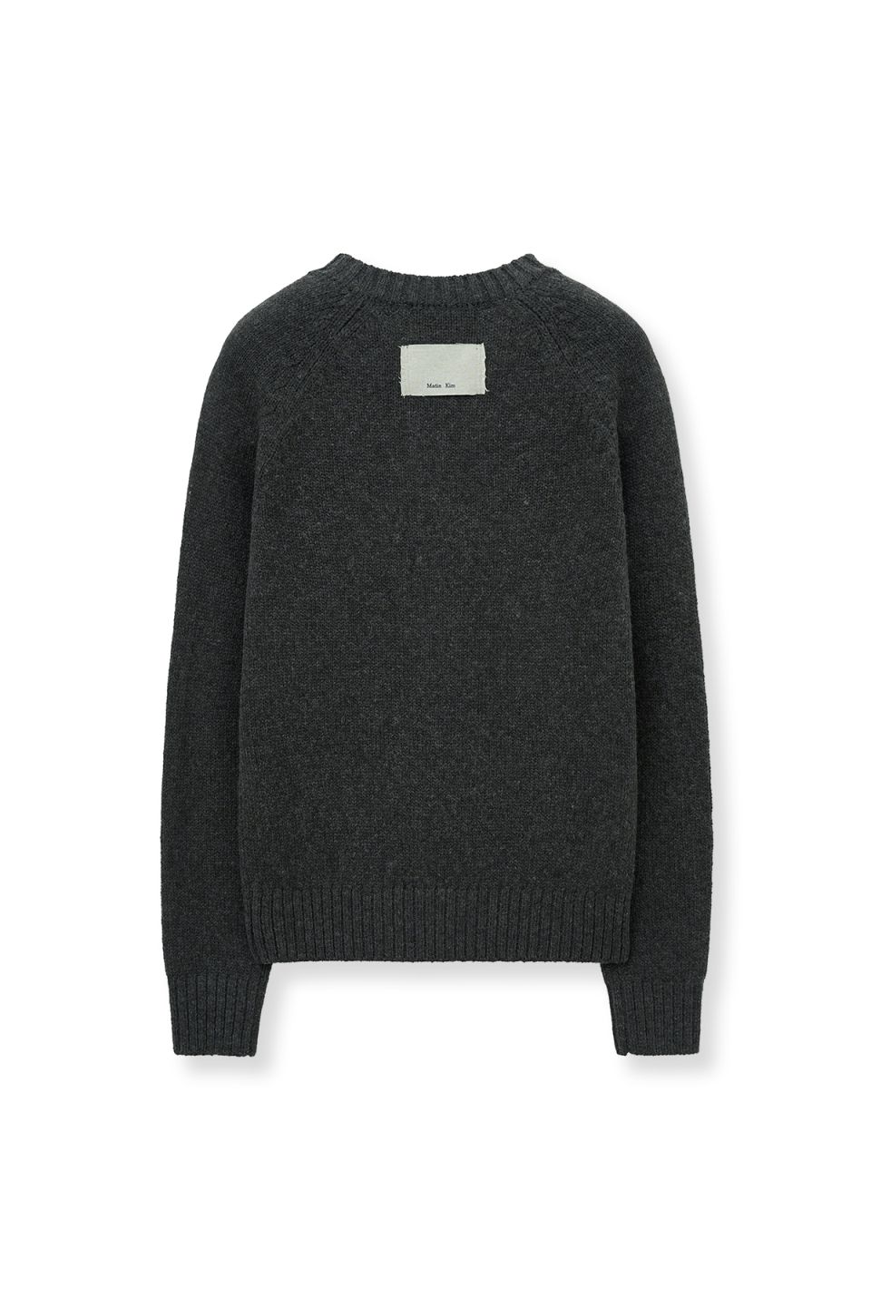MATIN KIM KNIT TOP IN CHARCOAL ネット完売品 20251104030222225694988746908e