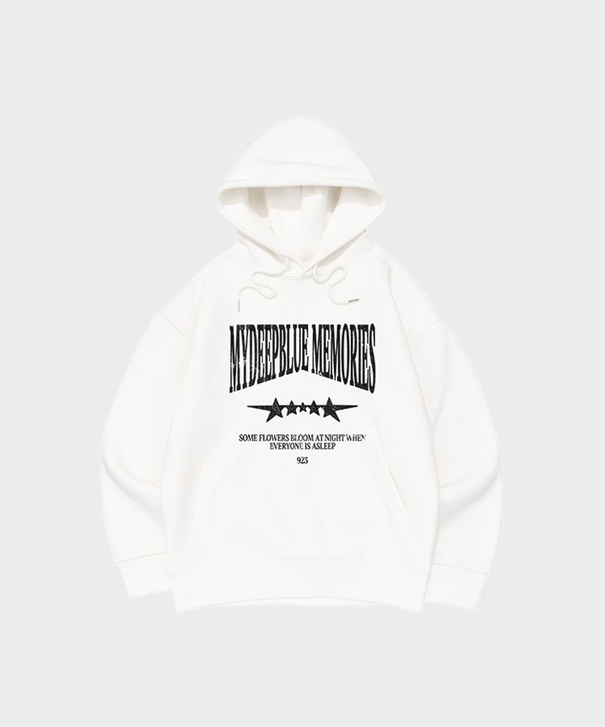 마이딥블루메모리즈(MY DEEP BLUE MEMORIES) MM VINTAGE CRACK HOODIE (GREY)