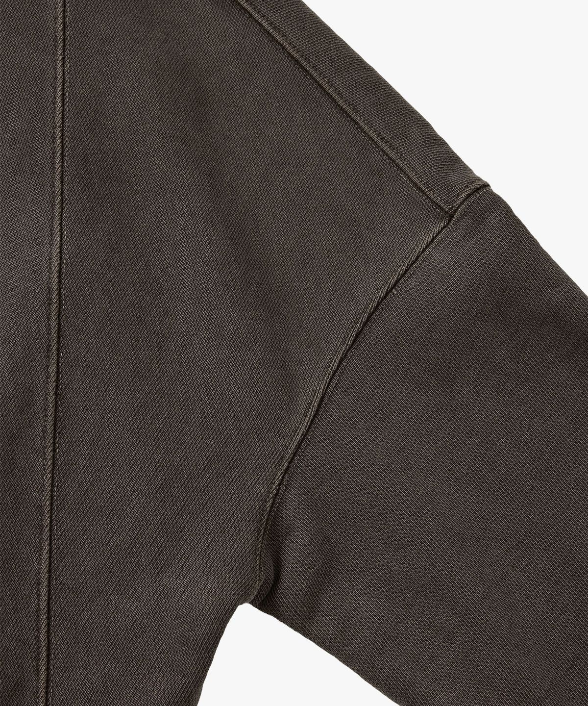 리오므(RIOMEU) 피그먼트 헤비스웨트 버튼 후디_Charcoal Brown : RADIANT154