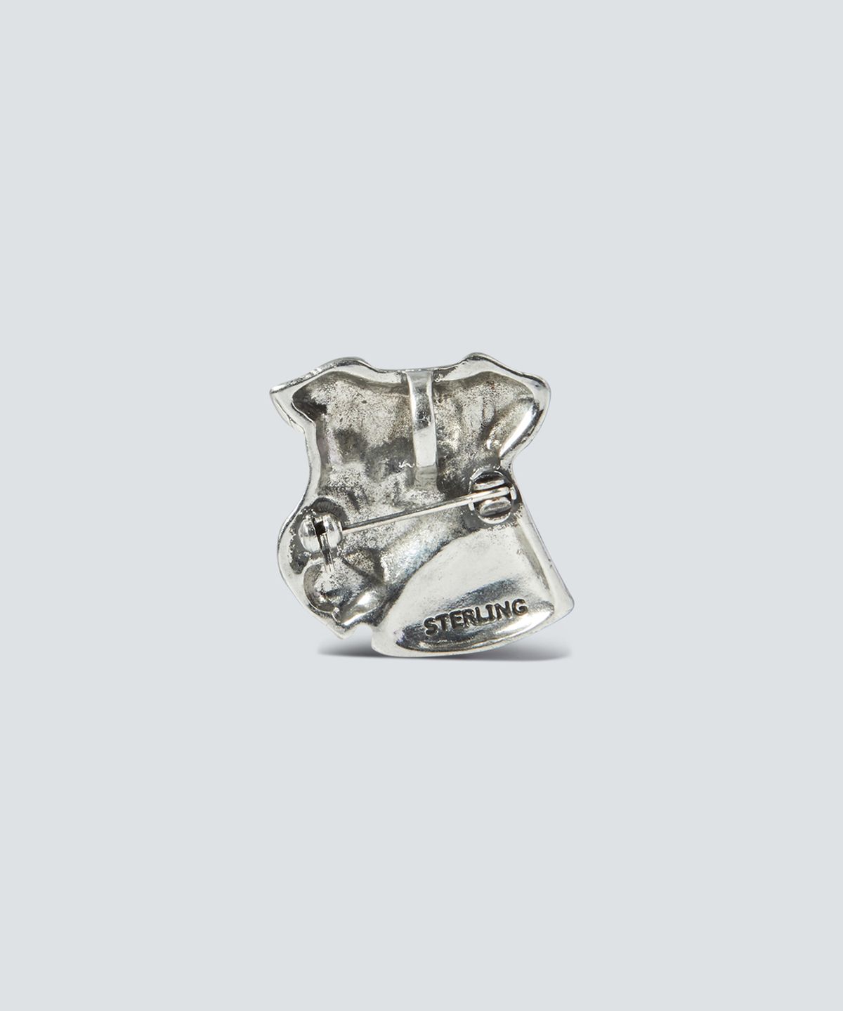 비욘드클로젯(BEYOND CLOSET) [COLLECTION LINE] 빈티지 주얼리 디테일 도그 브로치 실버