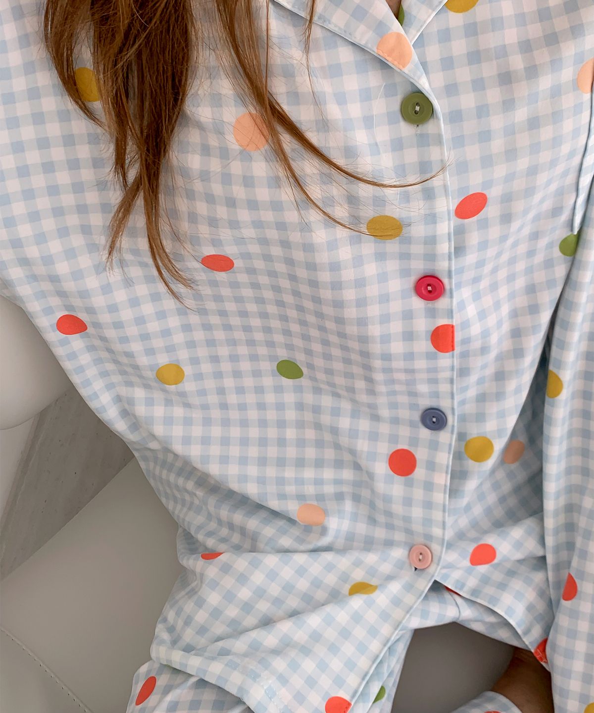 바스카라(VASCARA) Puppy Dot Pajamas Set