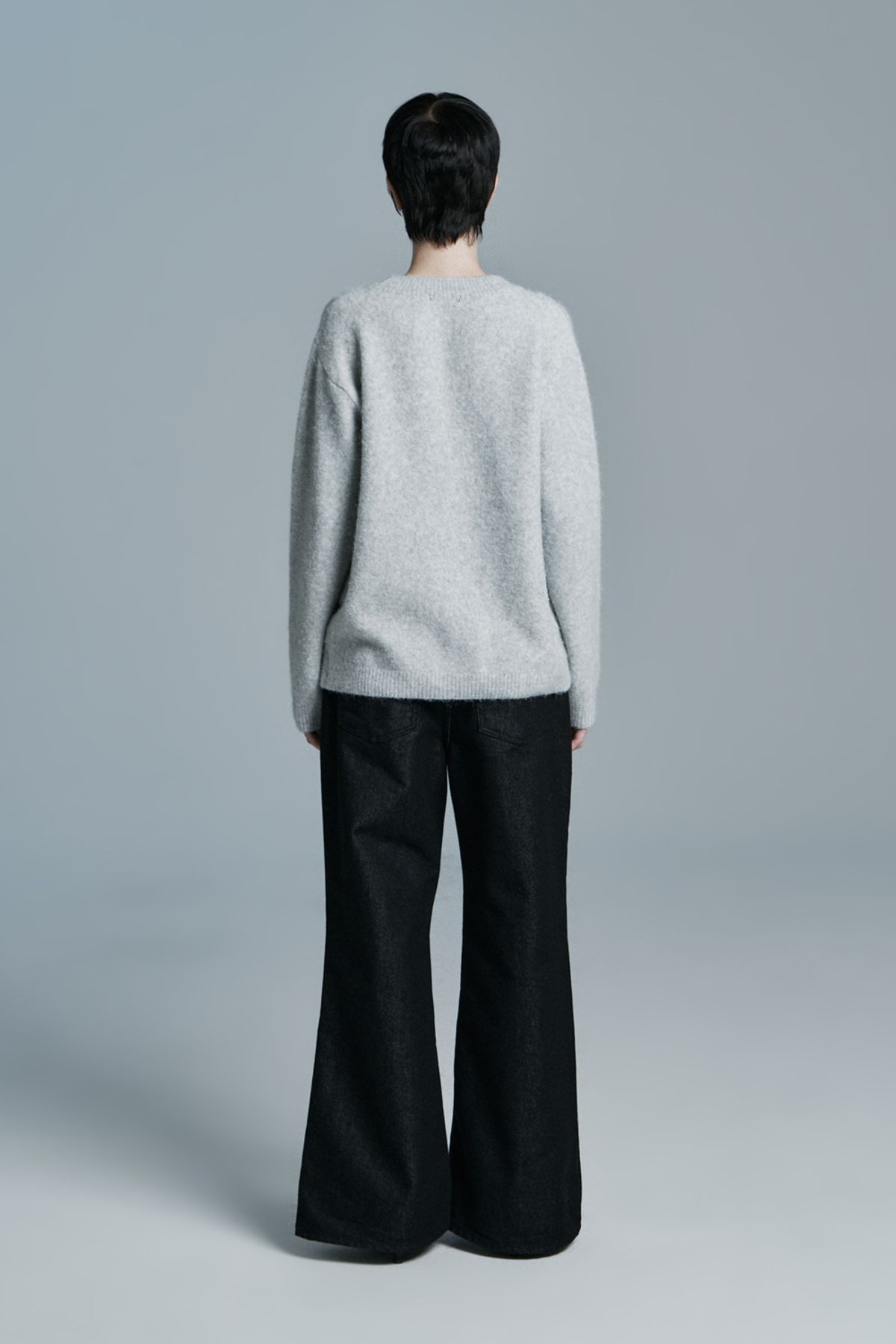 시너진(SYNERJYN) JOY KNIT CARDIGAN GRAY