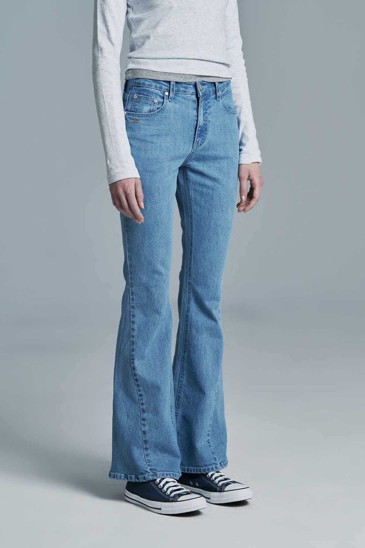 시너진(SYNERJYN) RAW DENIM PANTS LIGHT BLUE