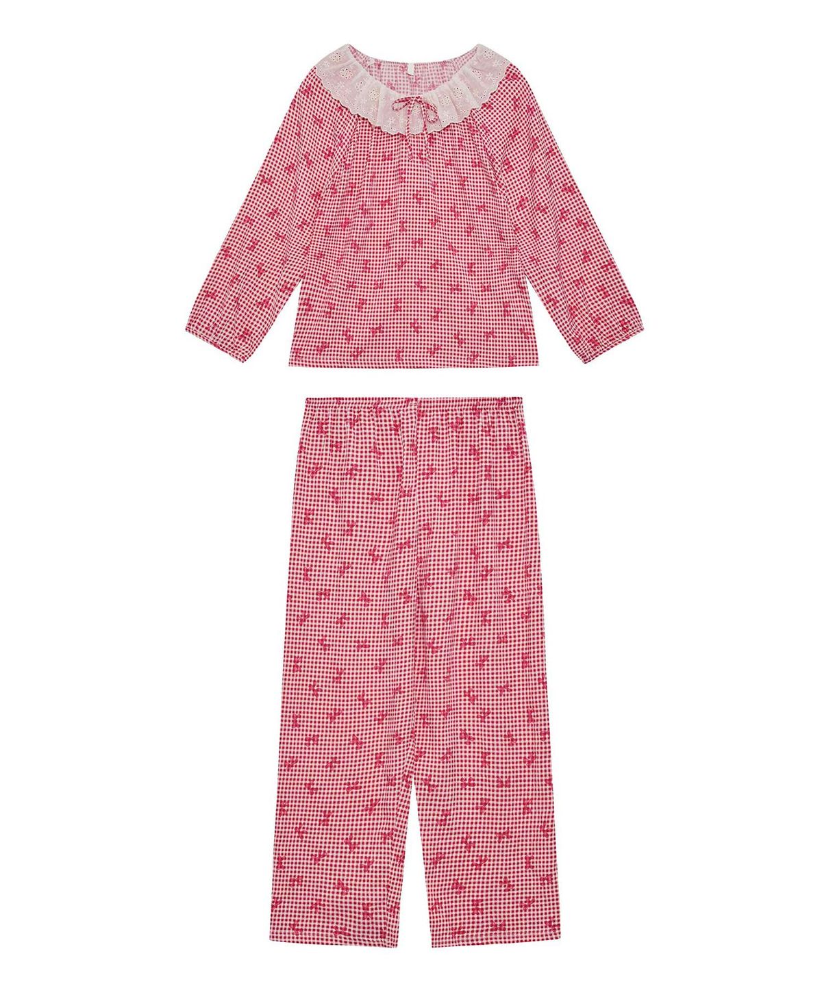 바스카라(VASCARA) Mignon Check Pajamas Set (2colors)