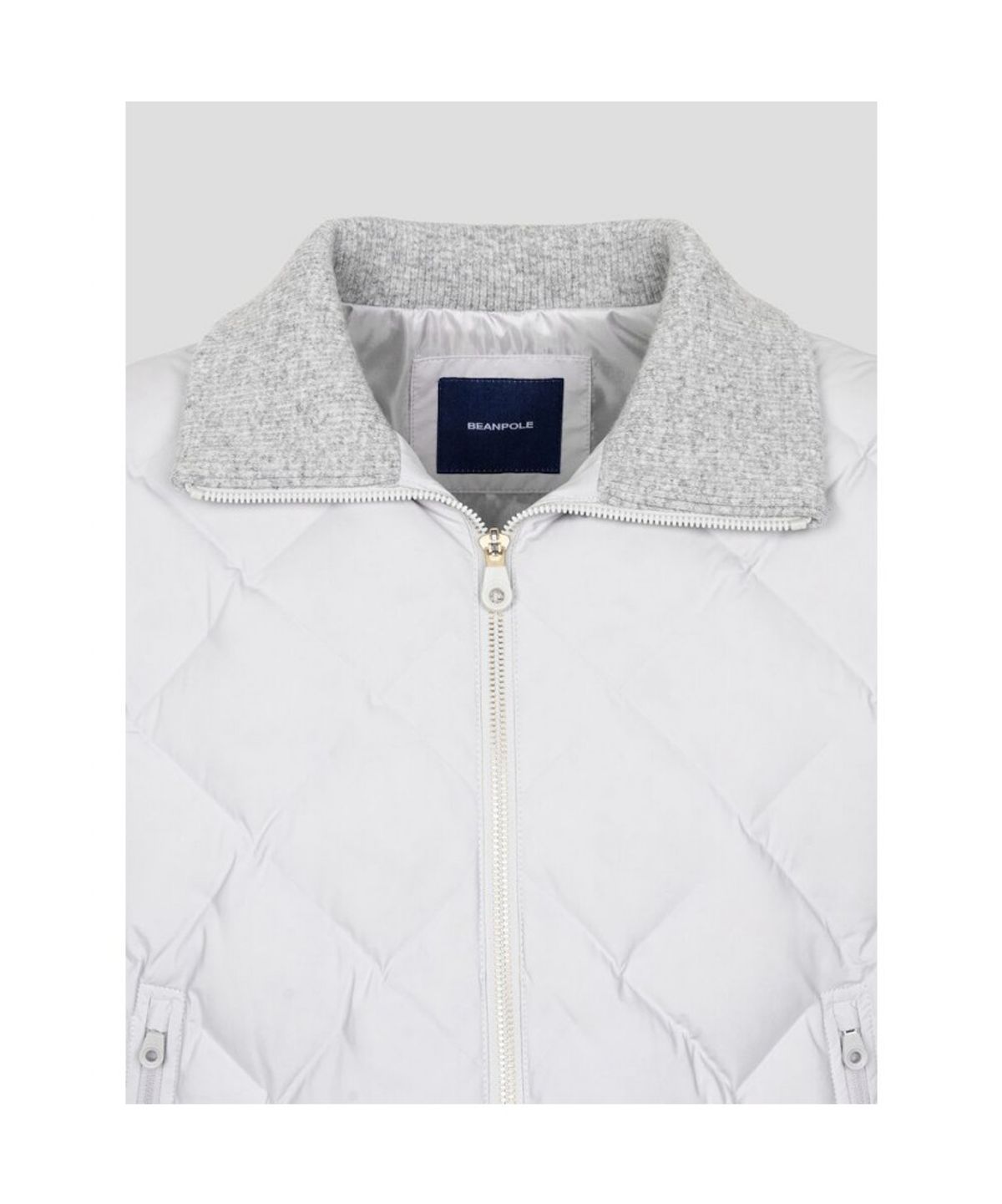 빈폴골프(BEANPOLE GOLF) 여성 니트 하이브리드 스윙 다운 - 그레이